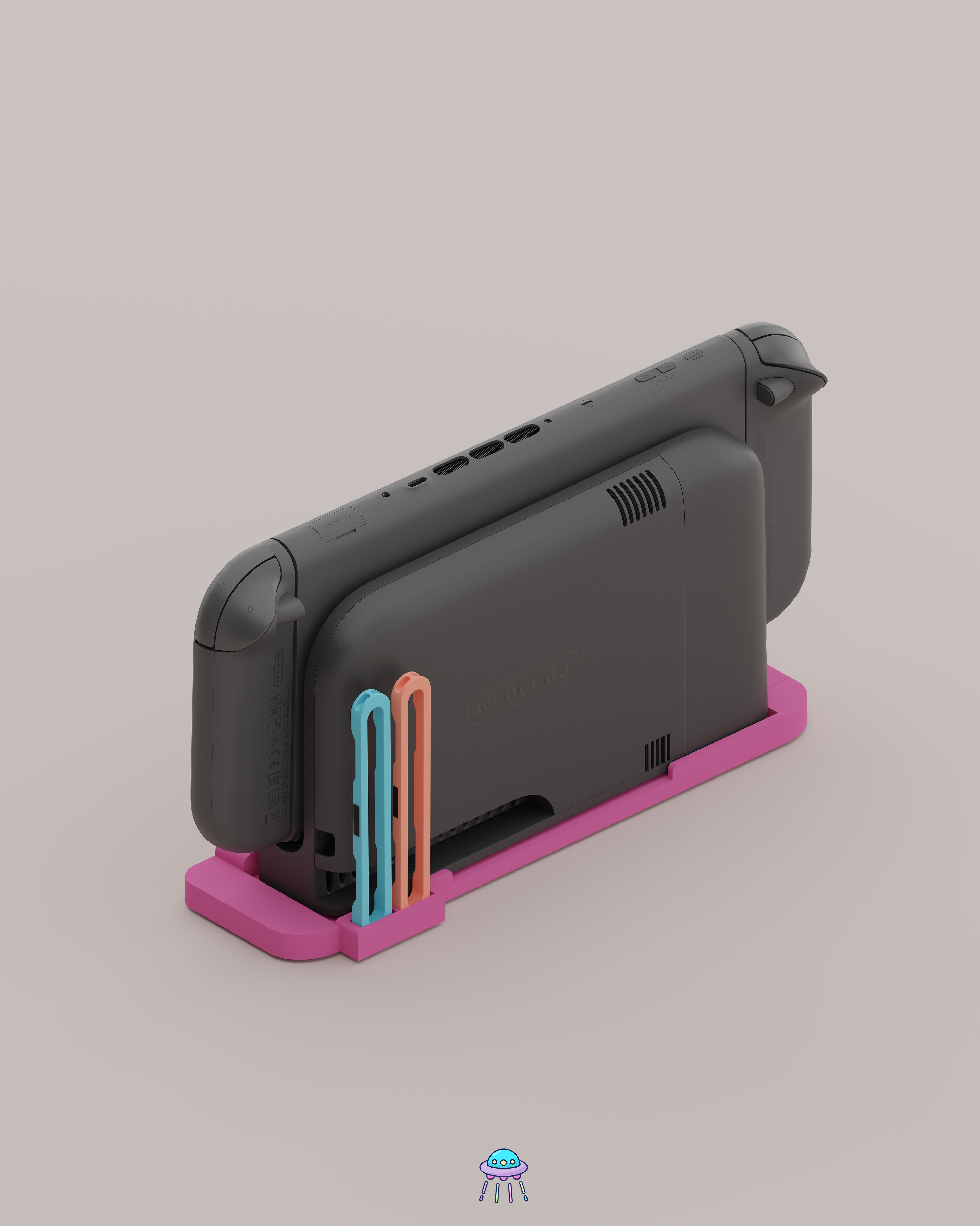 Base Pro - Nintendo Switch 2 Dock Stand with Built-In Storage