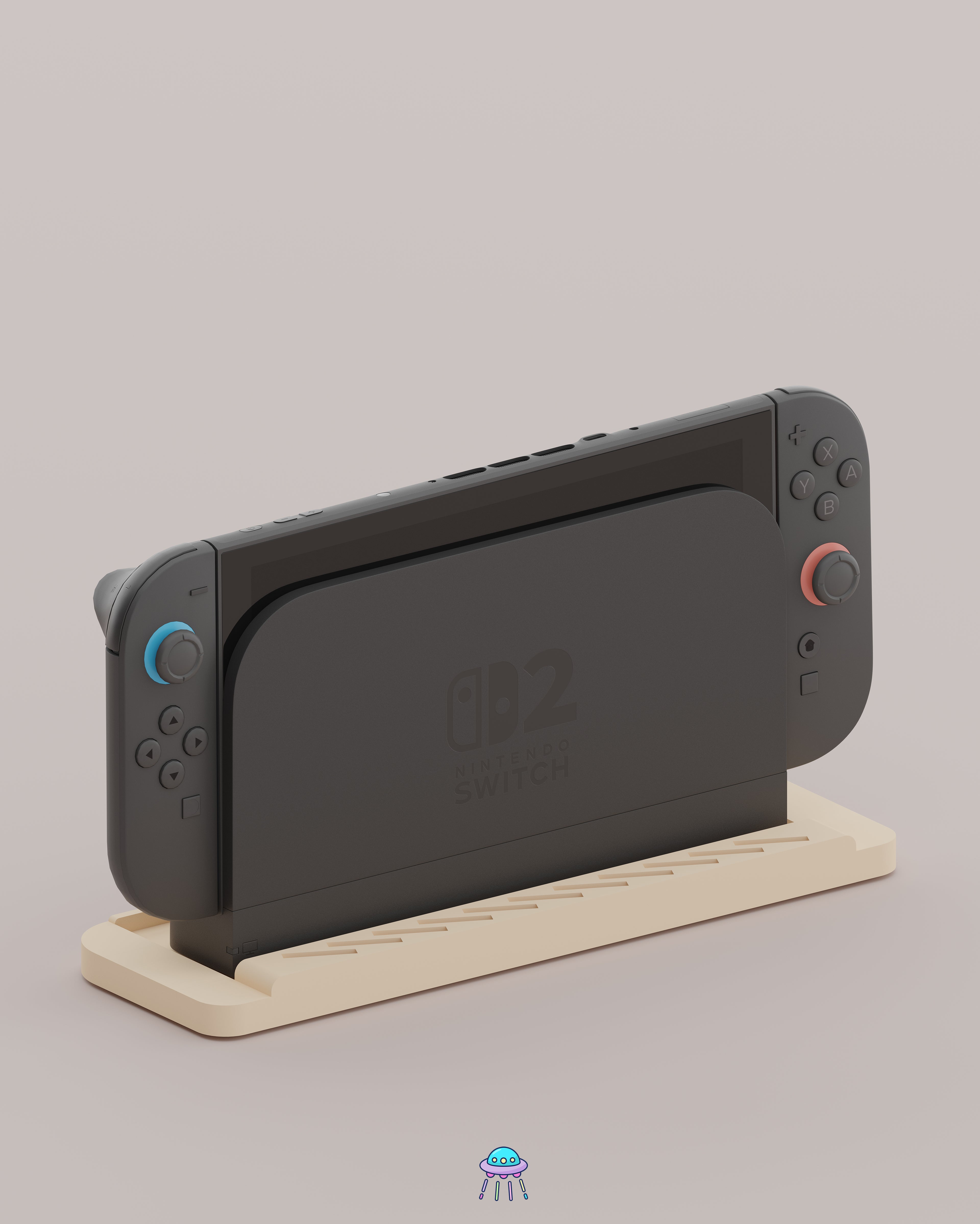 Base Pro - Nintendo Switch 2 Dock Stand with Built-In Storage