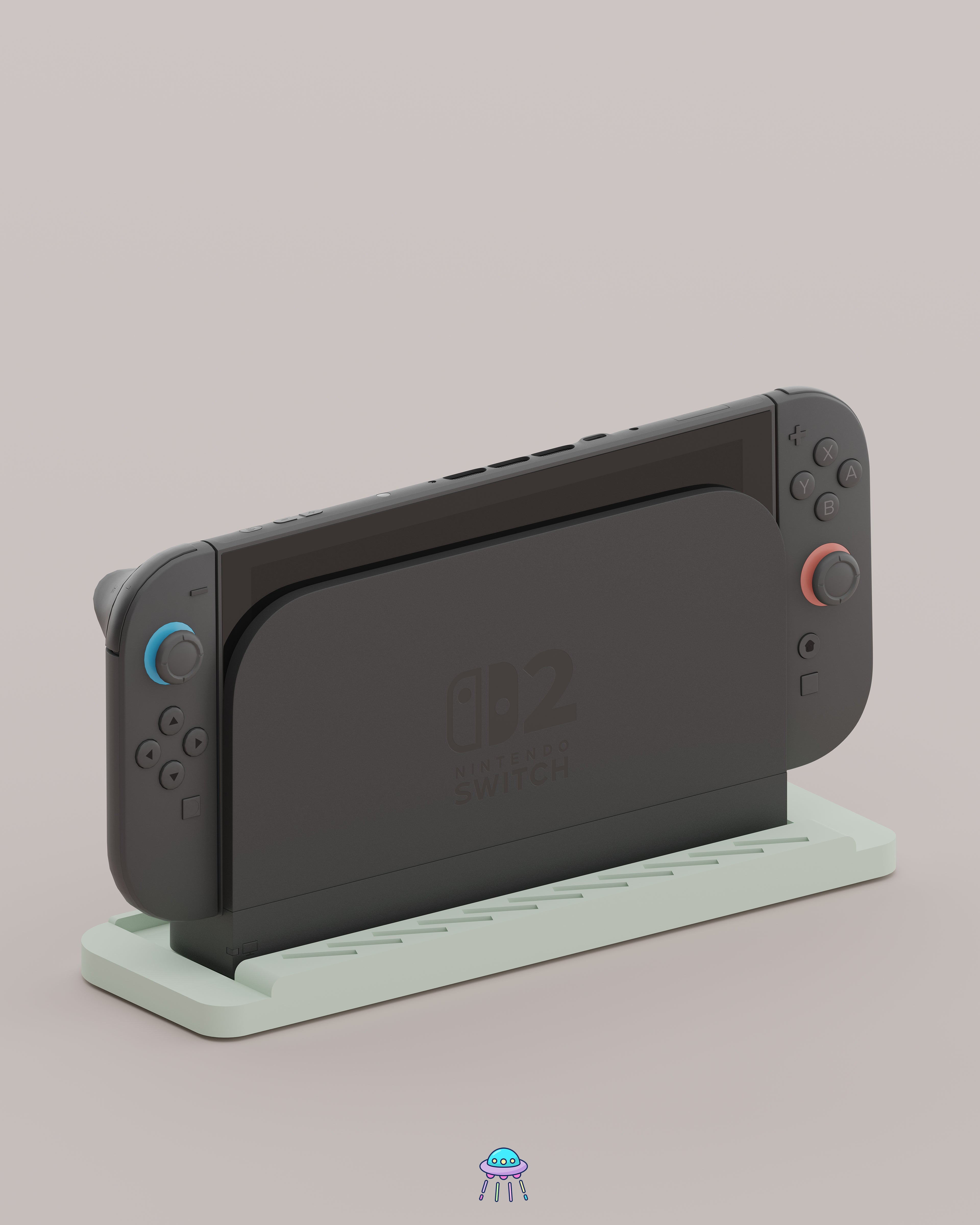 Base Pro - Nintendo Switch 2 Dock Stand with Built-In Storage