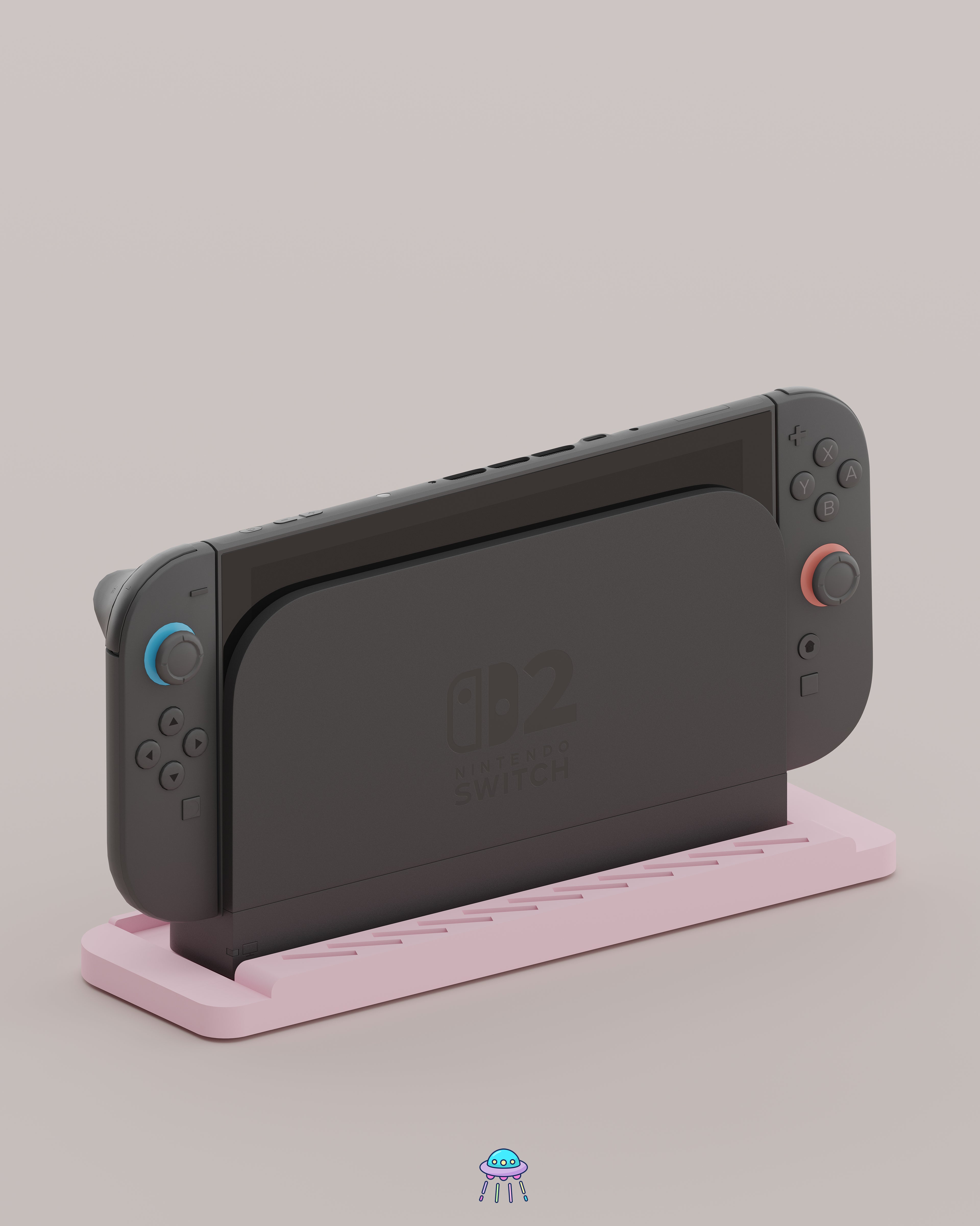 Base Pro - Nintendo Switch 2 Dock Stand with Built-In Storage