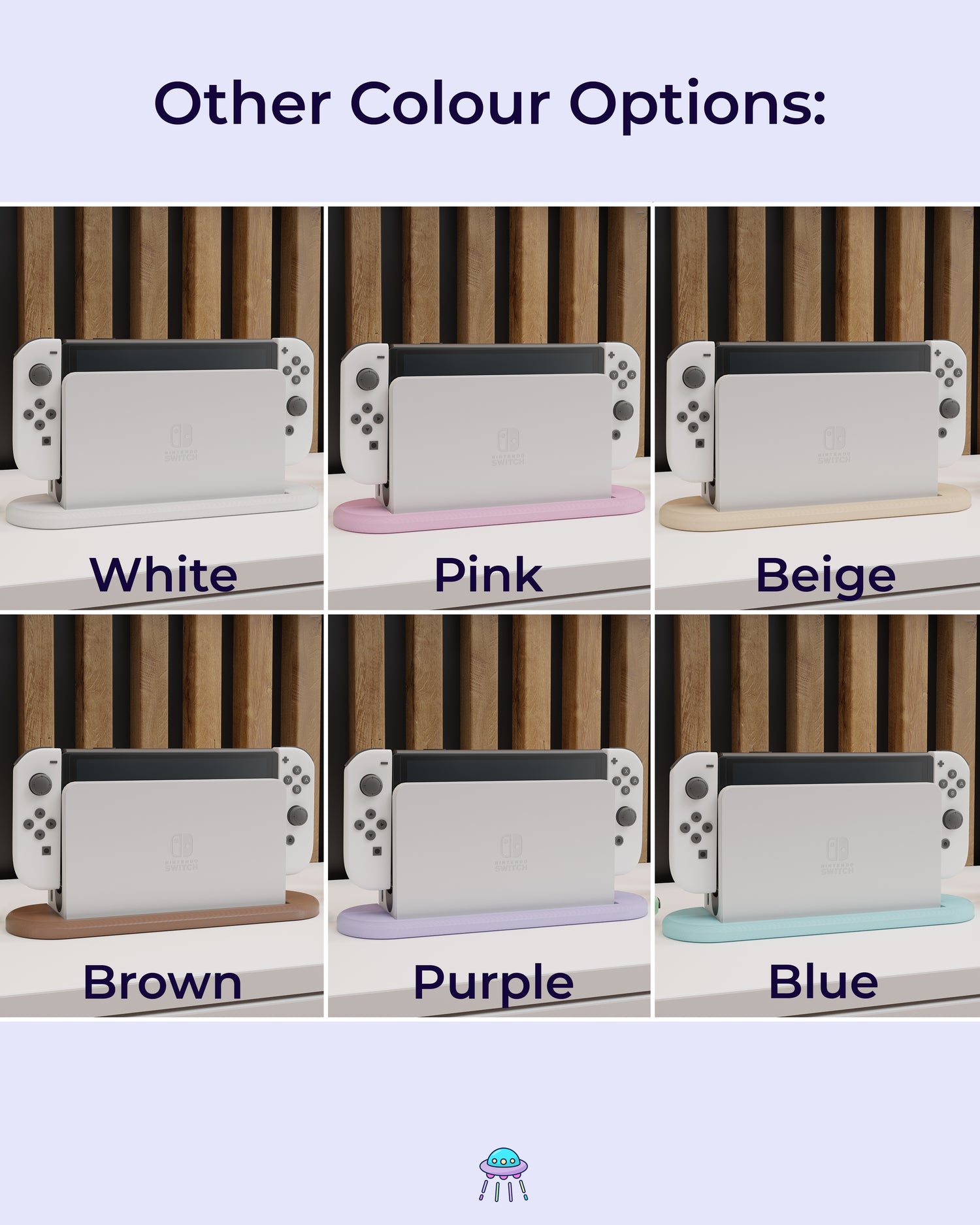 Botanical Dock Cover for Nintendo Switch – Original Faceplate Design
