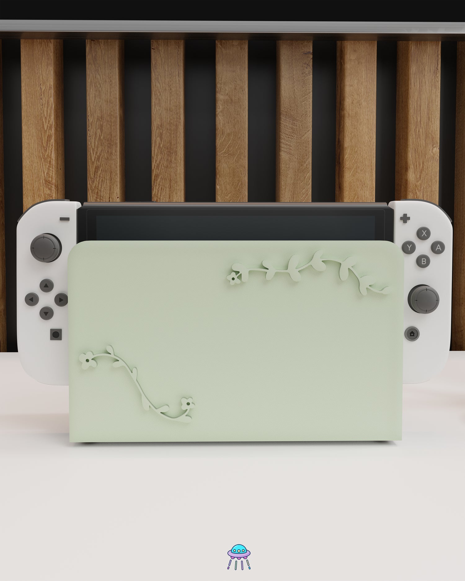 Botanical Dock Cover for Nintendo Switch – Original Faceplate Design