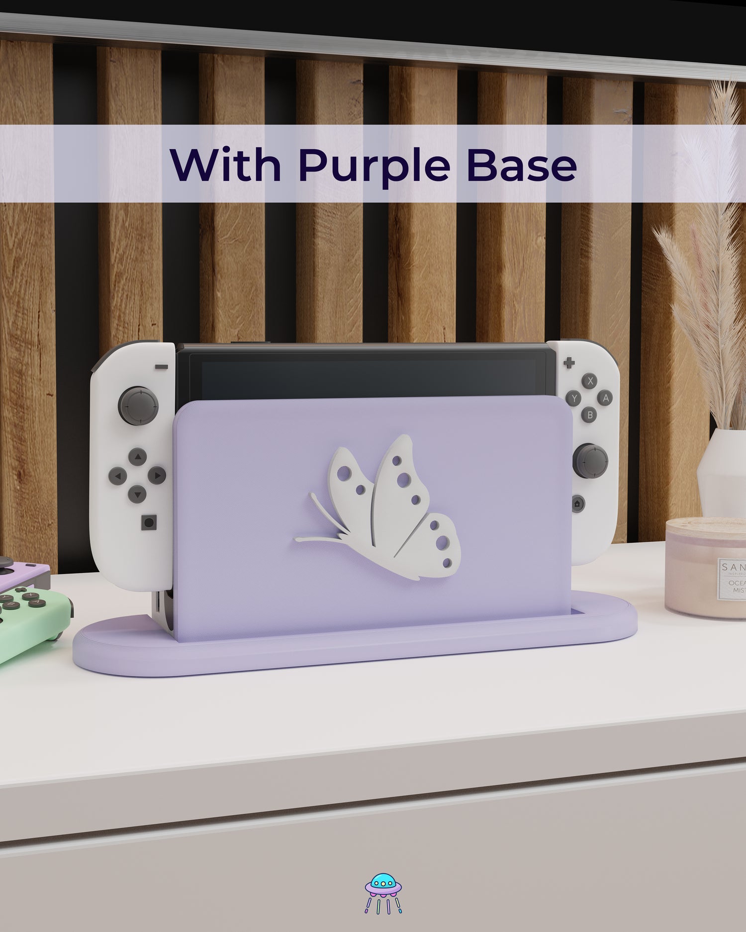 Butterfly Dock Cover for Nintendo Switch – Original Faceplate Design