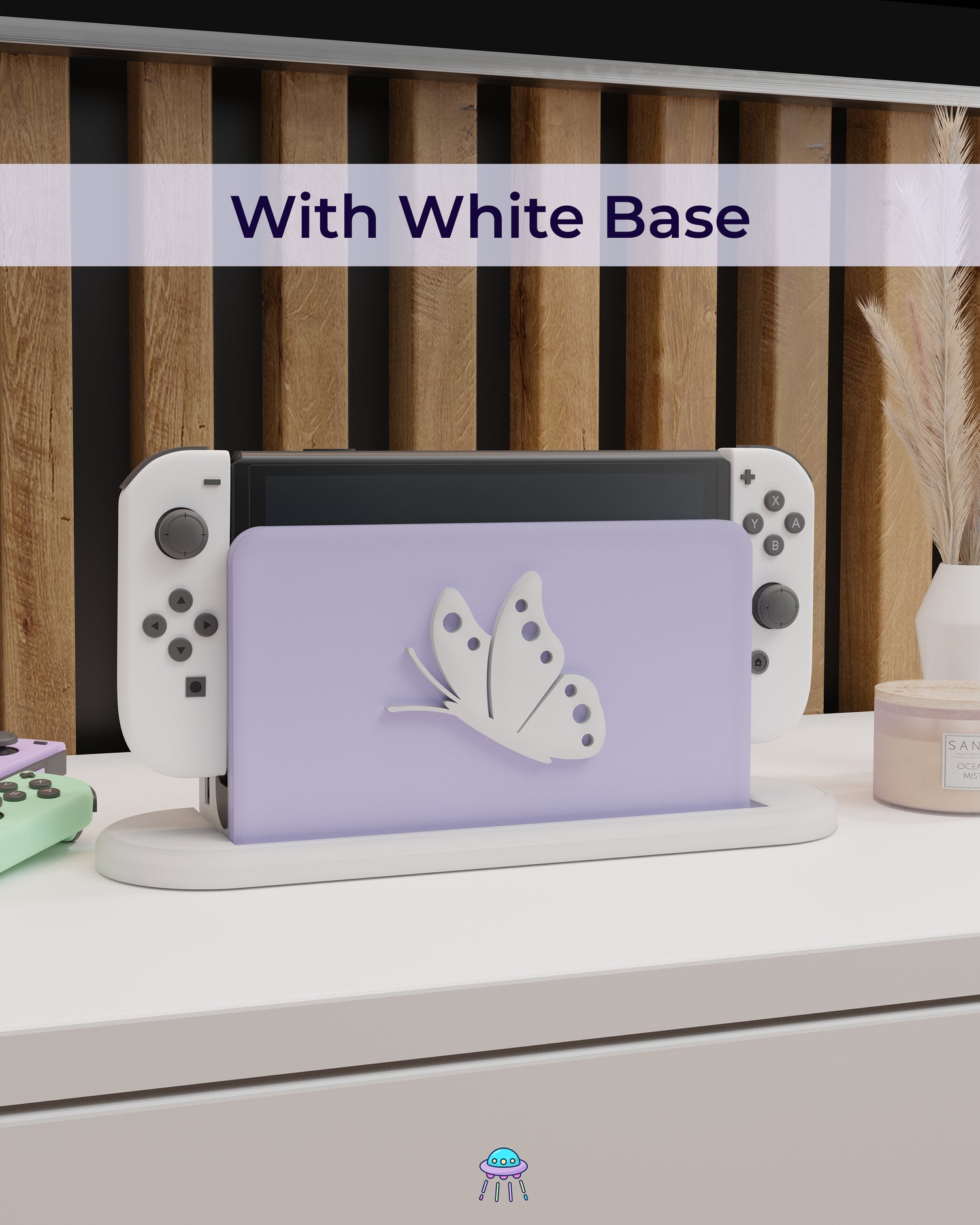 Butterfly Dock Cover for Nintendo Switch – Original Faceplate Design