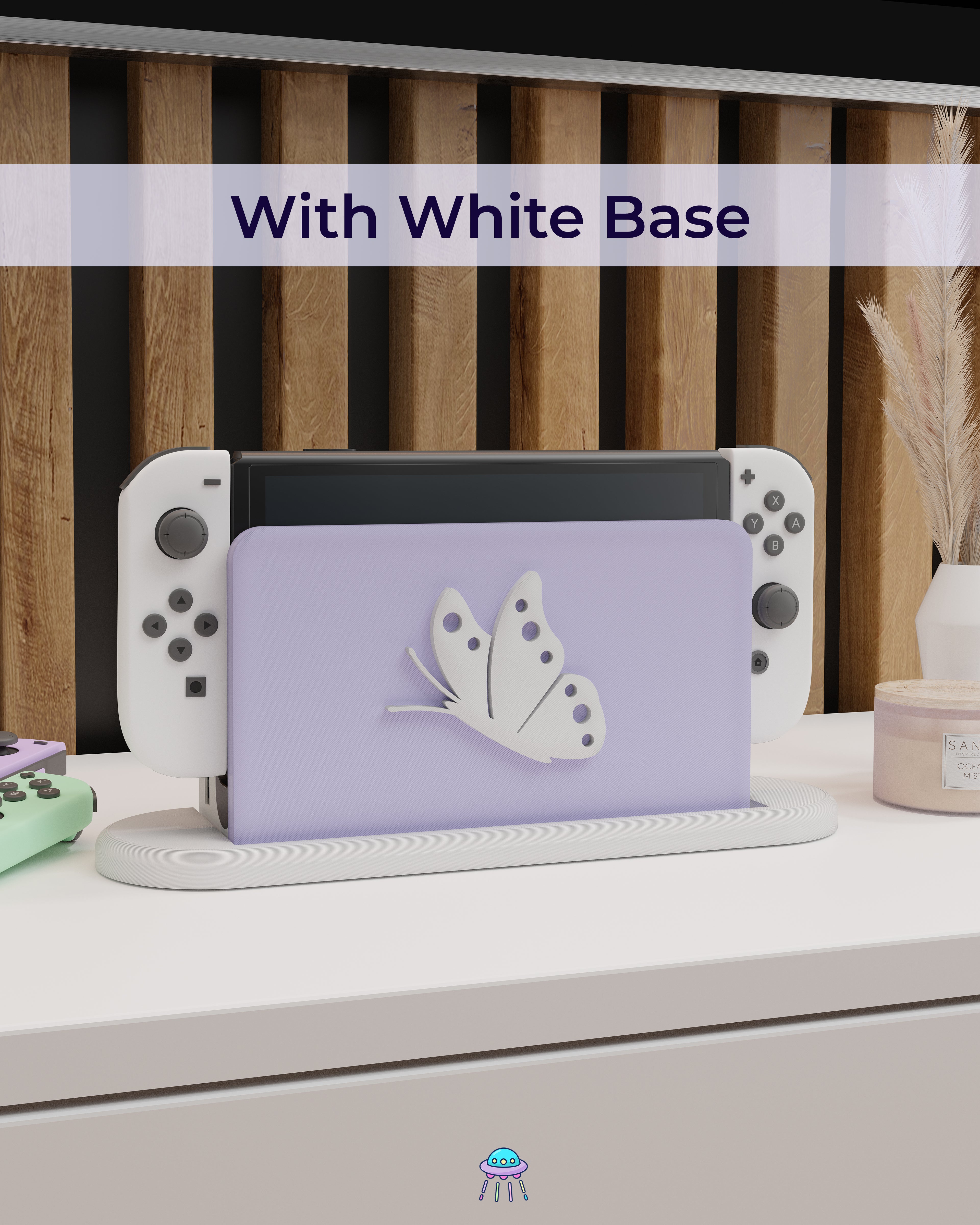 Butterfly Dock Cover for Nintendo Switch – Original Faceplate Design