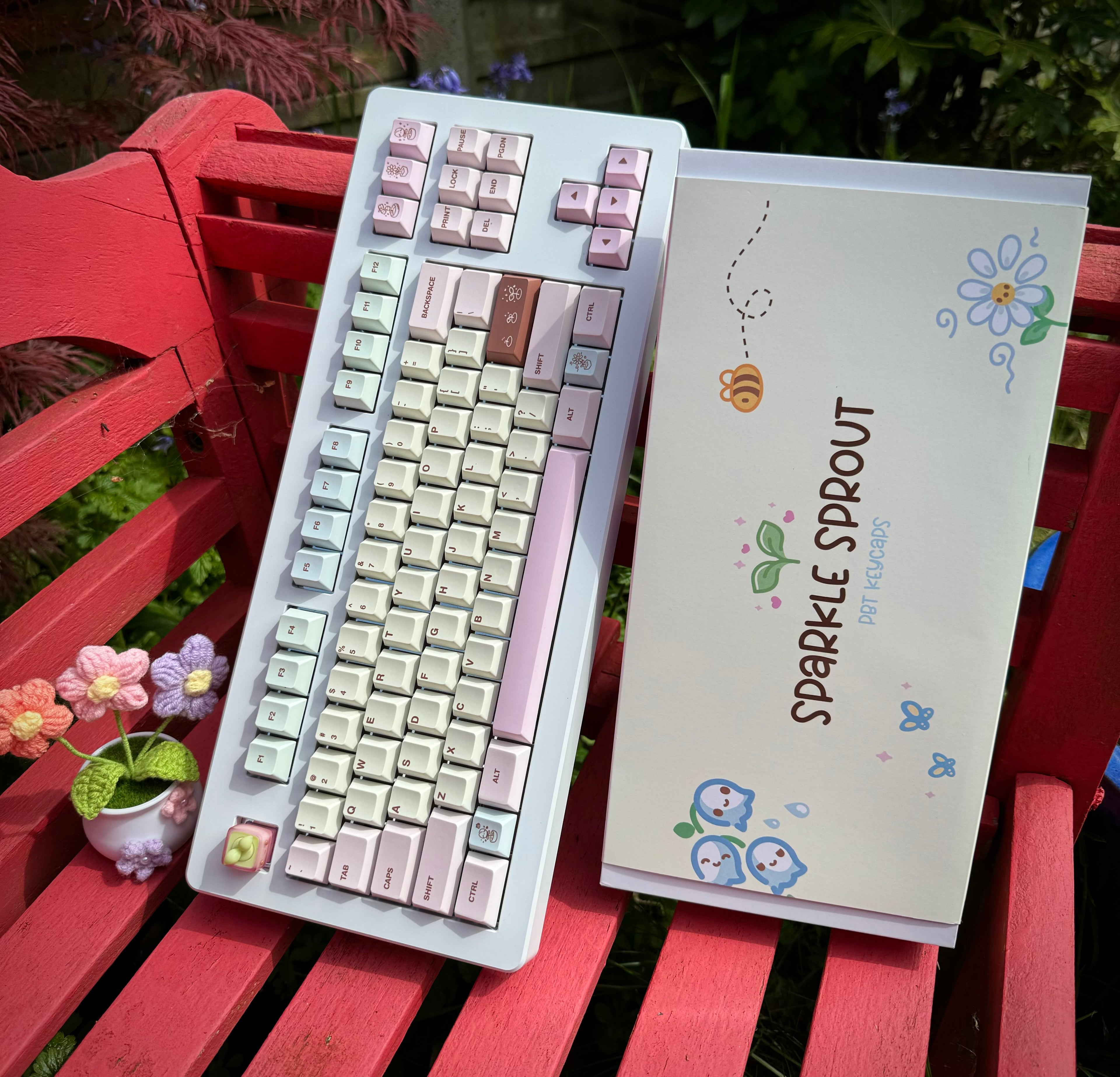 Sparkle Sprout Keycaps - In Stock