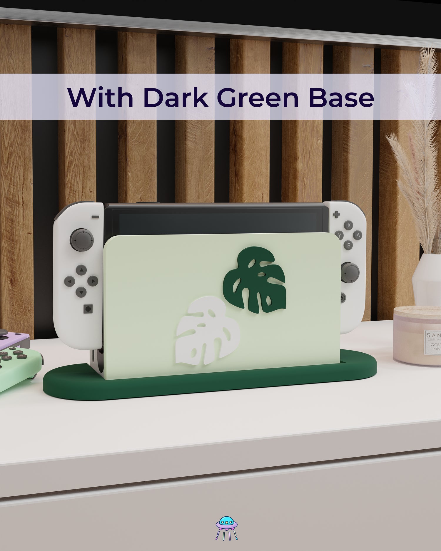 Leafy Dock Cover for Nintendo Switch – Original Faceplate Design
