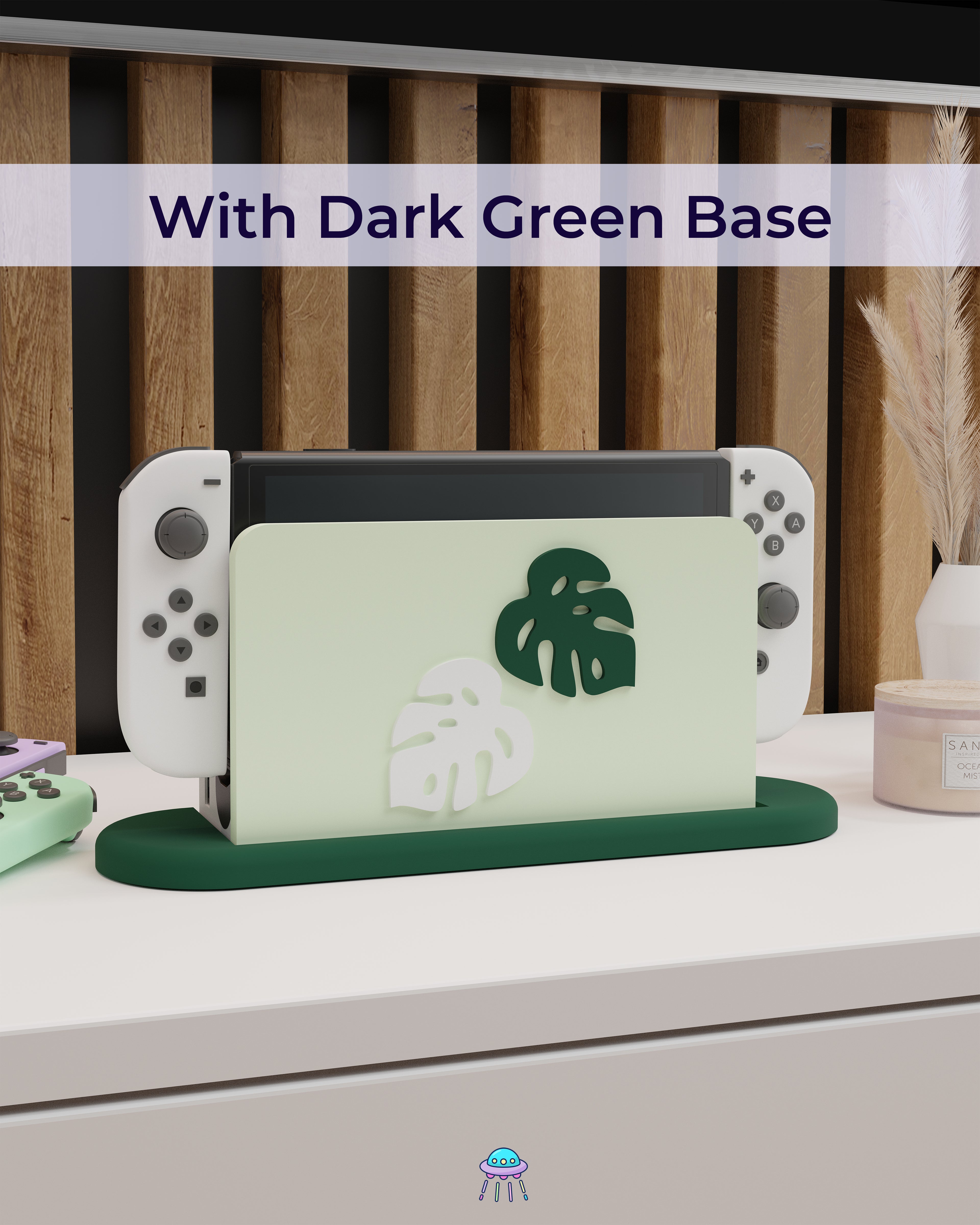 Leafy Dock Cover for Nintendo Switch – Original Faceplate Design