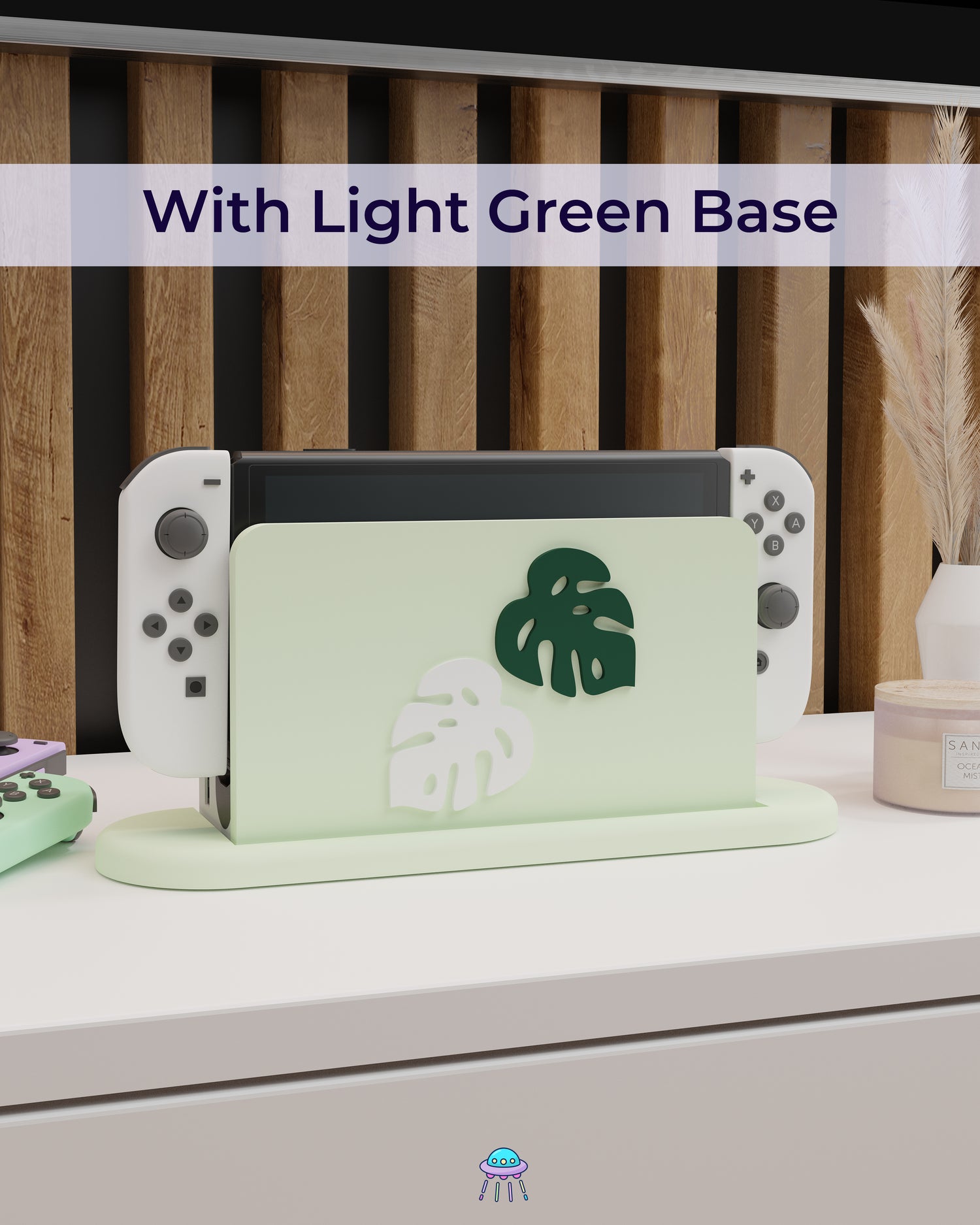 Leafy Dock Cover for Nintendo Switch – Original Faceplate Design