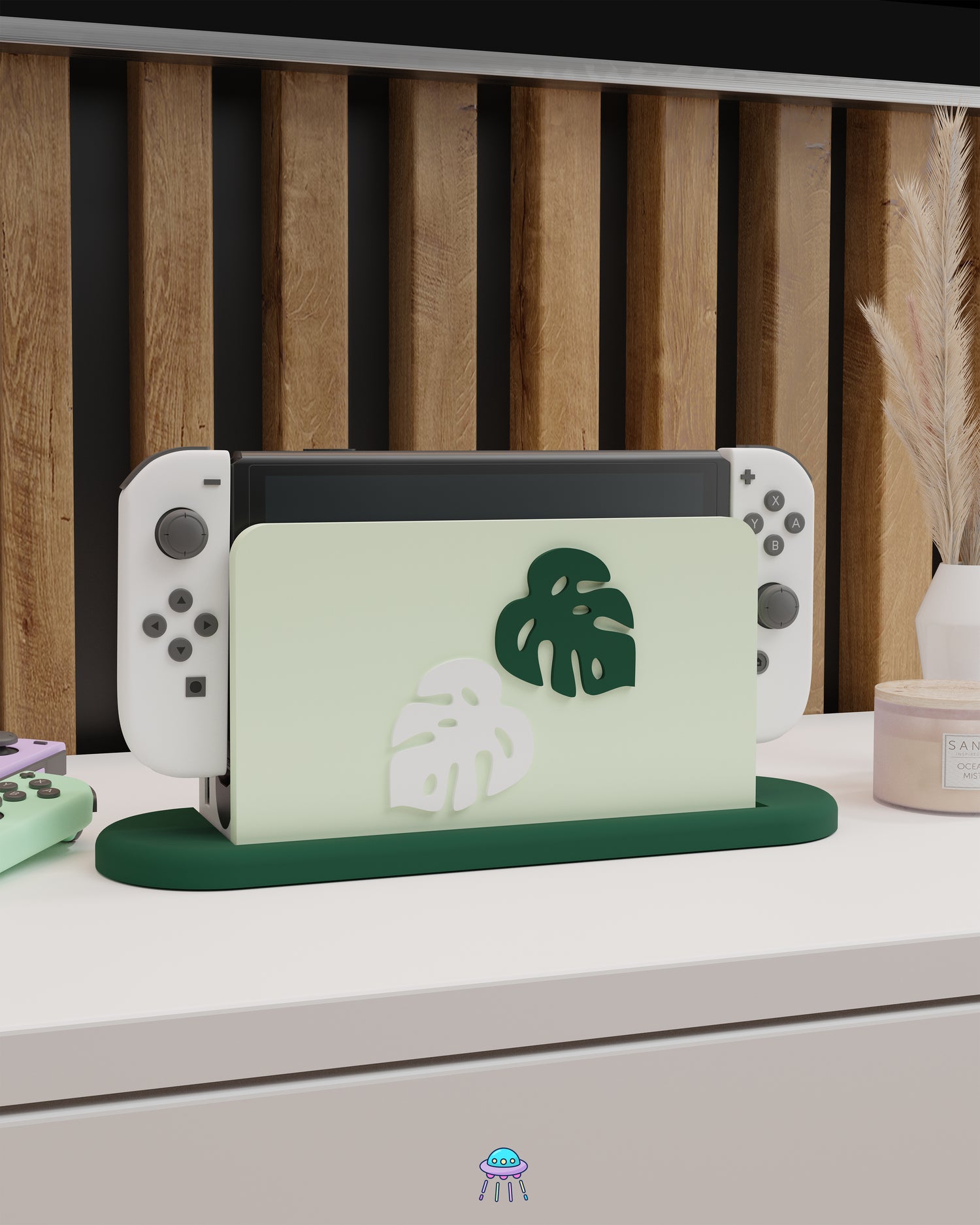 Leafy Dock Cover for Nintendo Switch – Original Faceplate Design