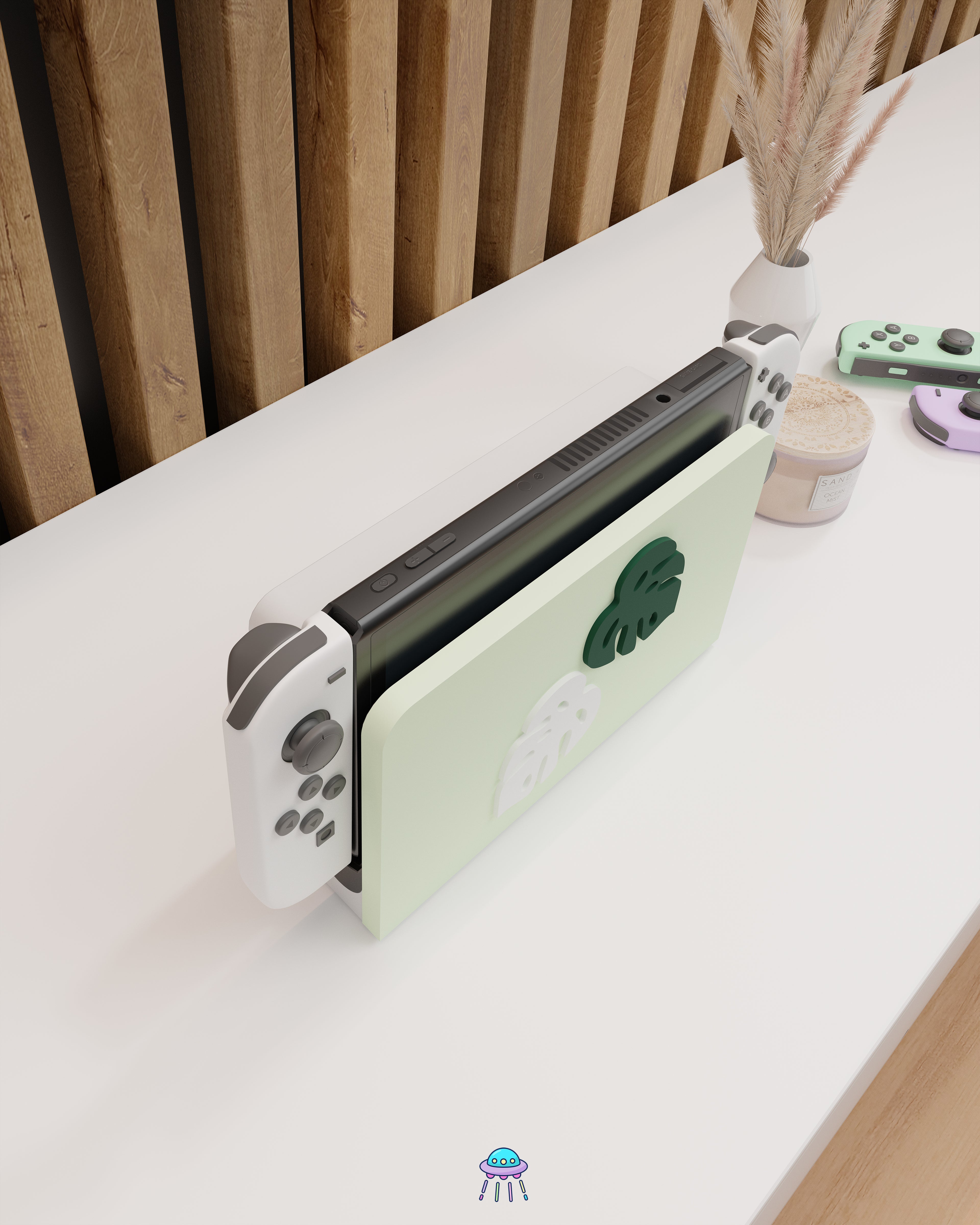 Leafy Dock Cover for Nintendo Switch – Original Faceplate Design