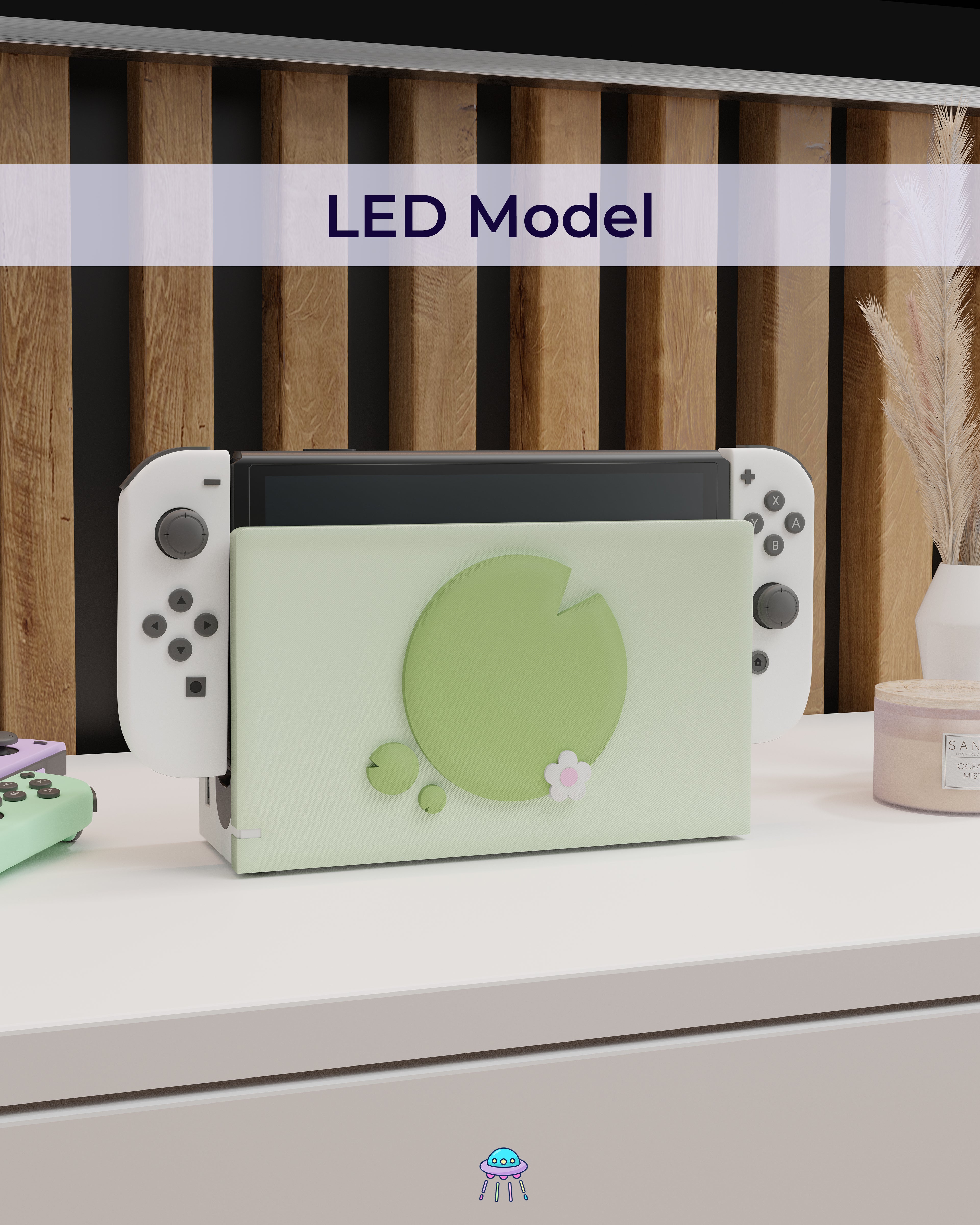 Lily Pad Dock Cover for Nintendo Switch – Original Faceplate Design