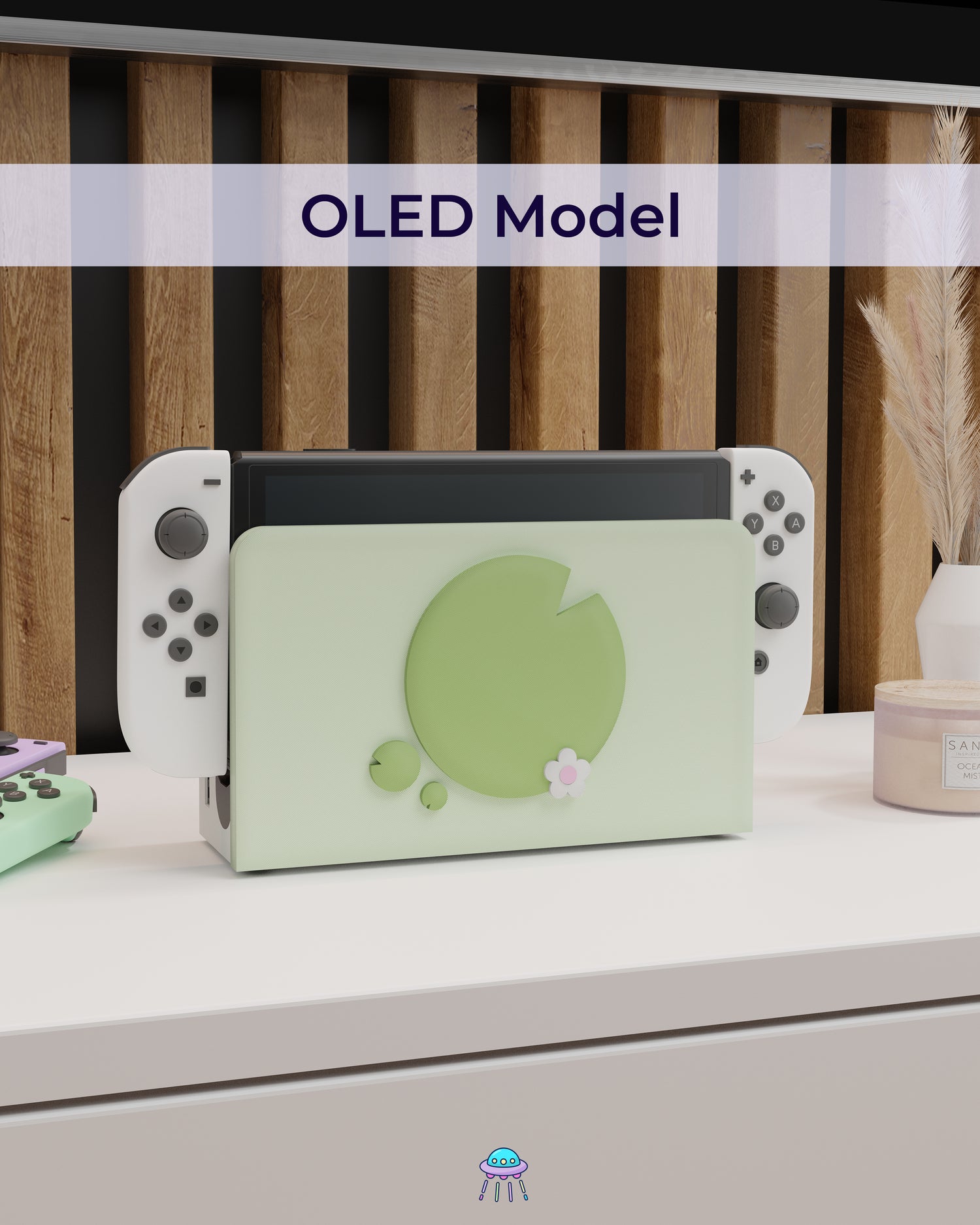 Lily Pad Dock Cover for Nintendo Switch – Original Faceplate Design