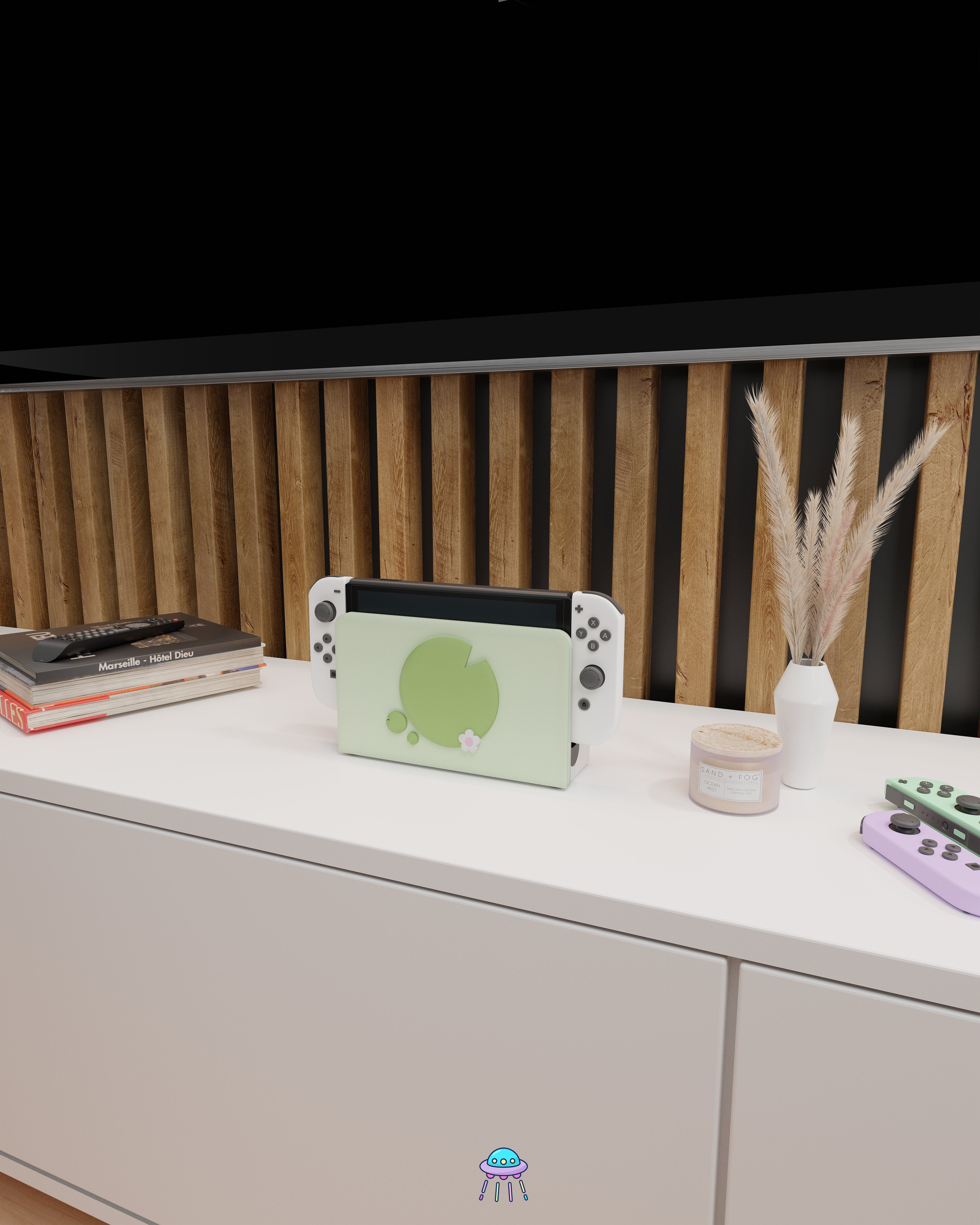Lily Pad Dock Cover for Nintendo Switch – Original Faceplate Design