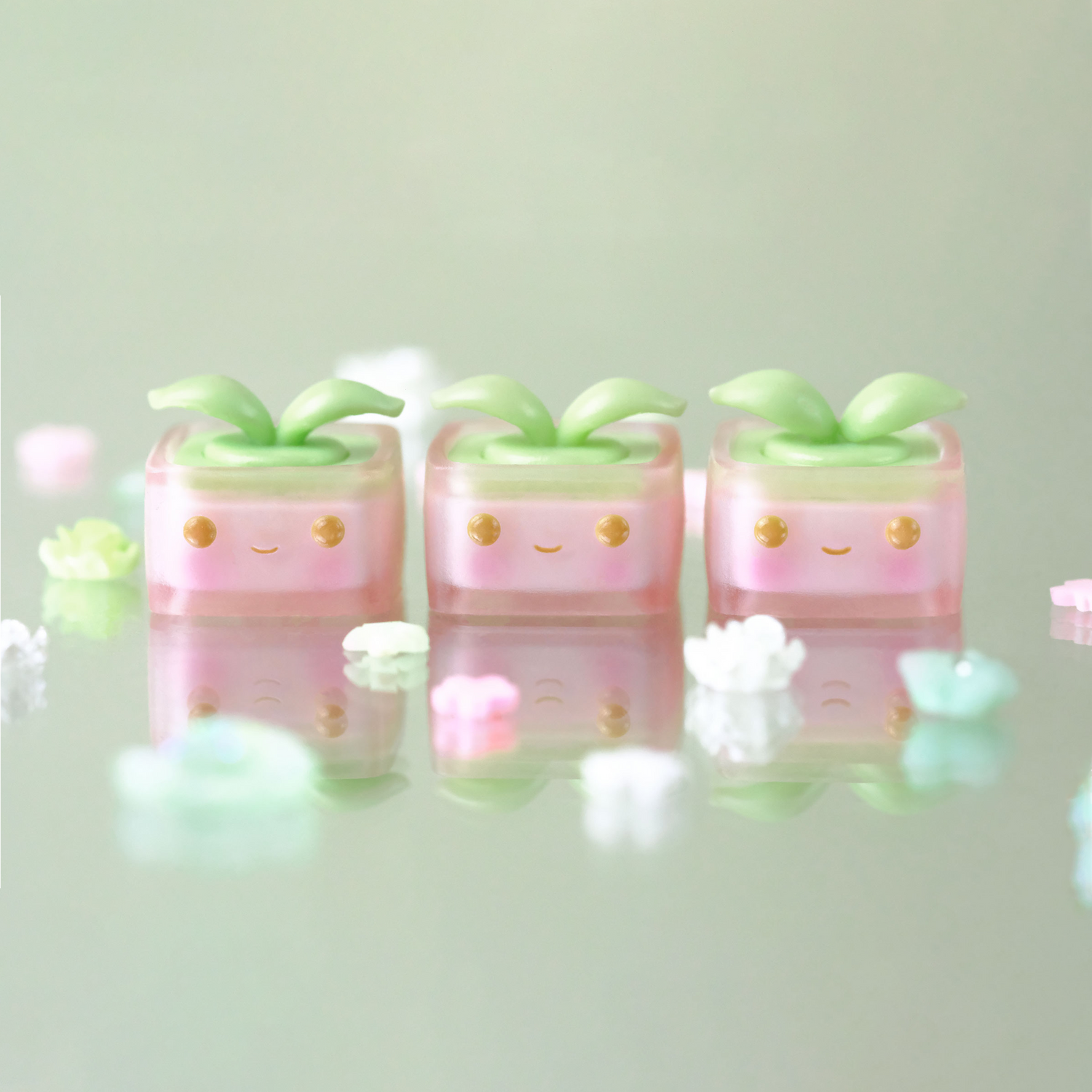 Lolicaps x Sparkle Sprout Resin Artisan Keycap