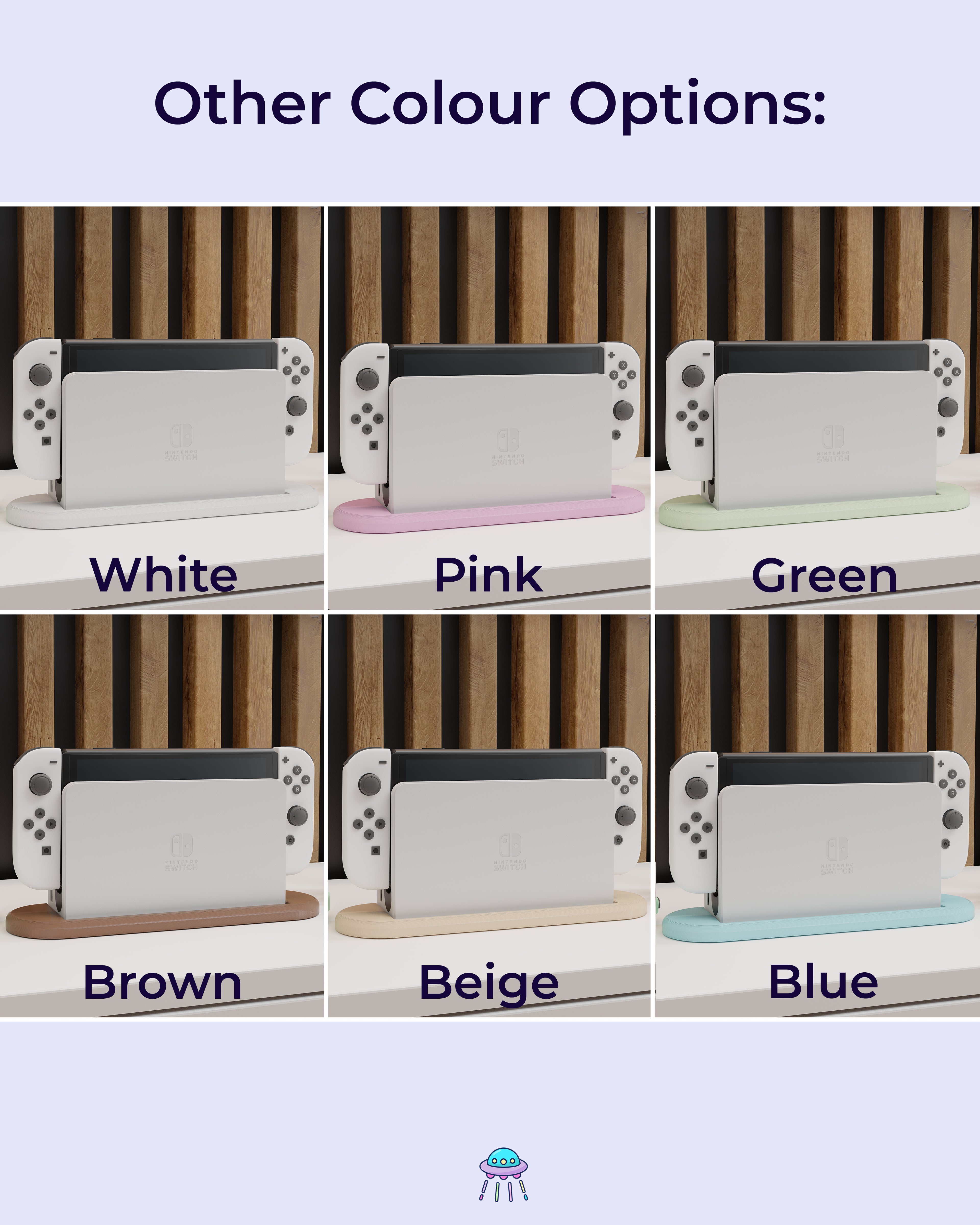 Plain Dock Cover for Nintendo Switch – Original Faceplate Design