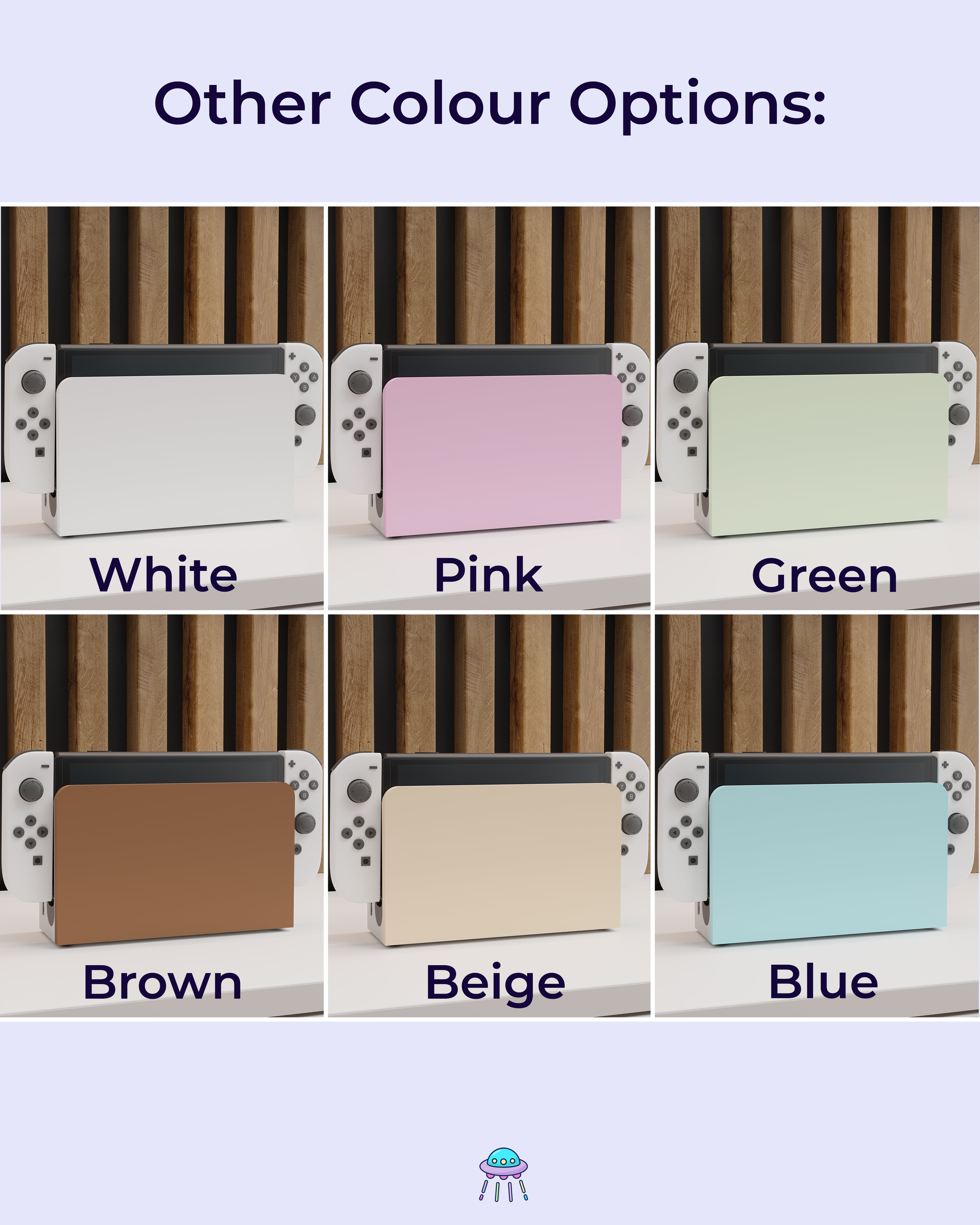 Plain Dock Cover for Nintendo Switch – Original Faceplate Design