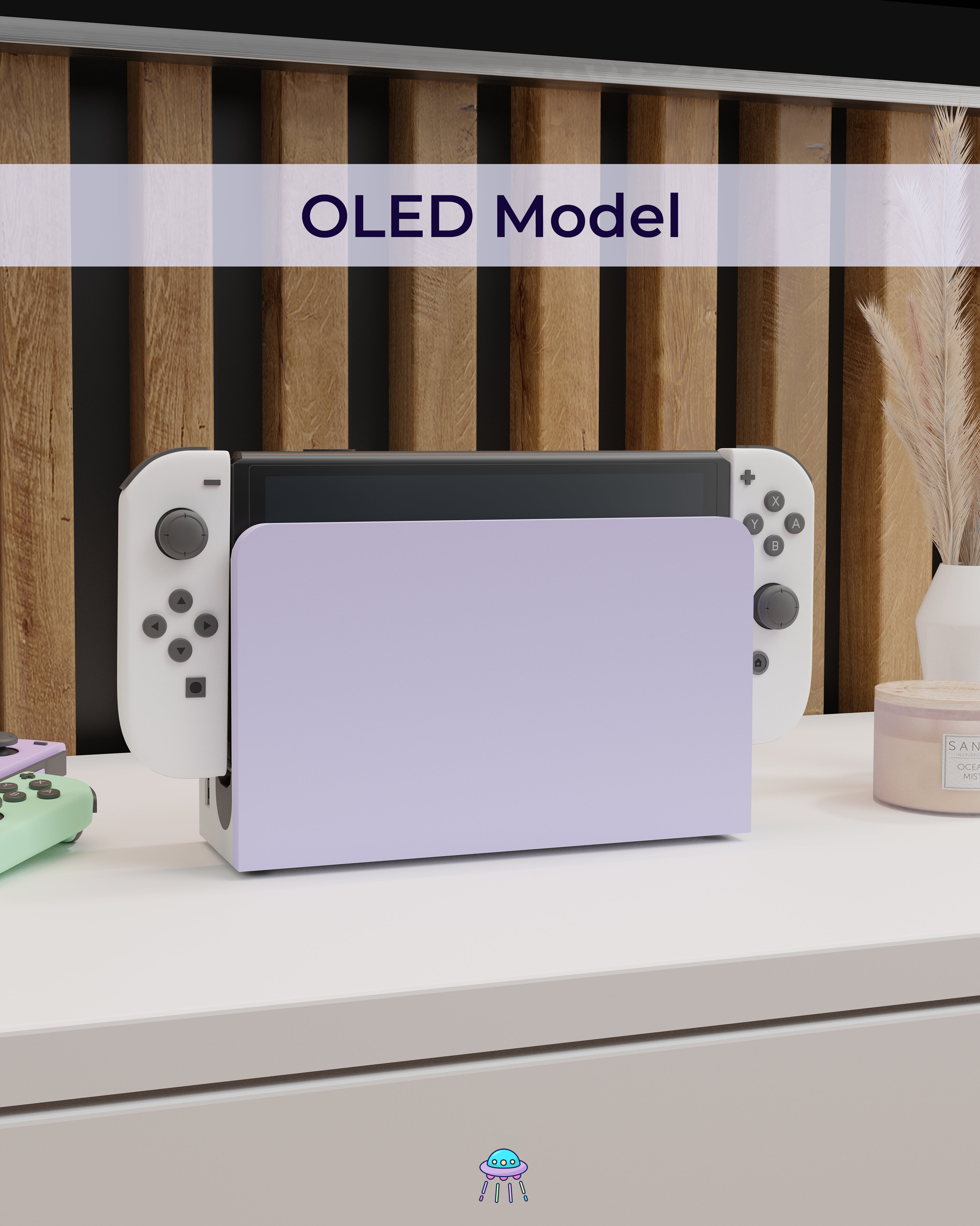 Plain Dock Cover for Nintendo Switch – Original Faceplate Design