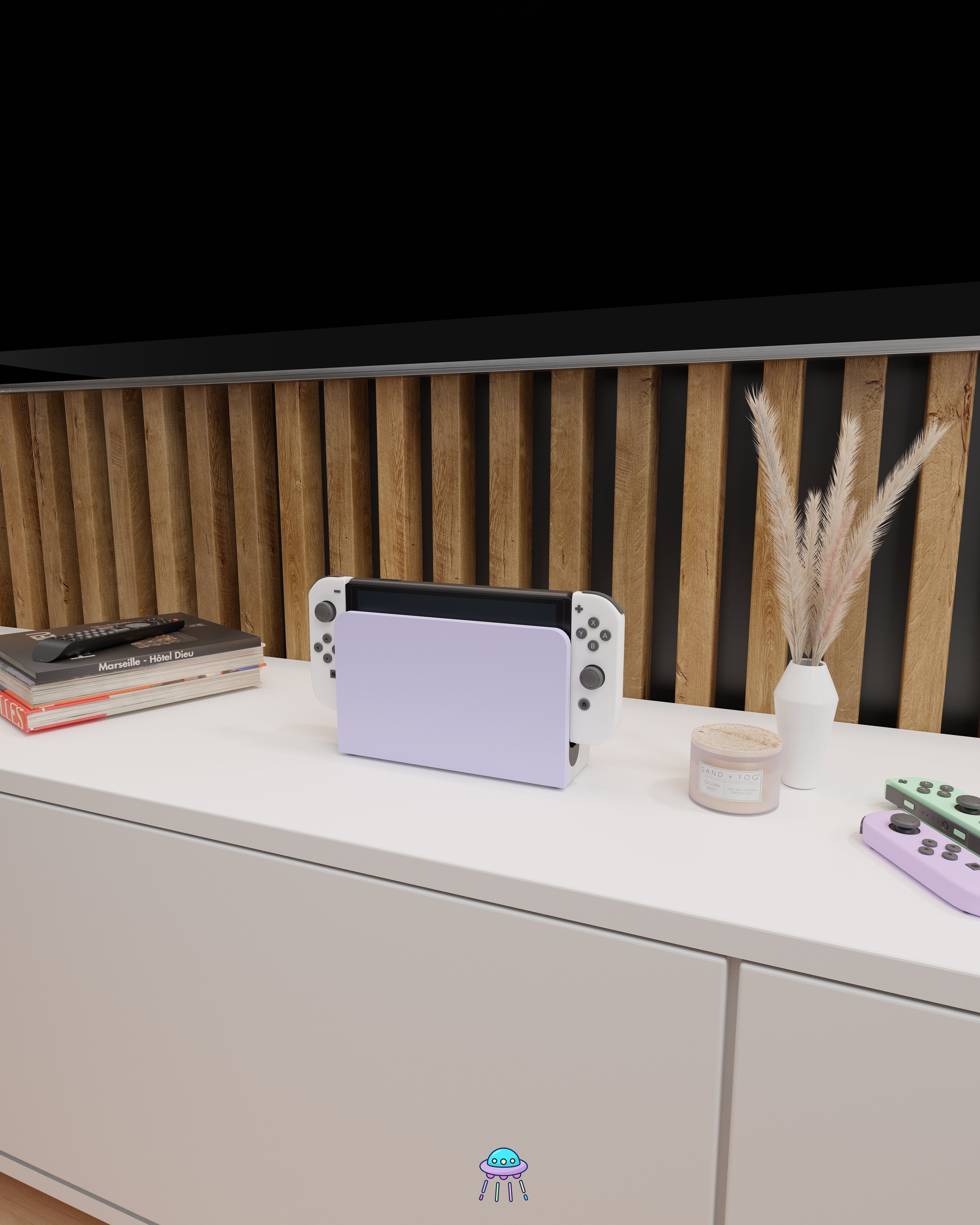 Plain Dock Cover for Nintendo Switch – Original Faceplate Design