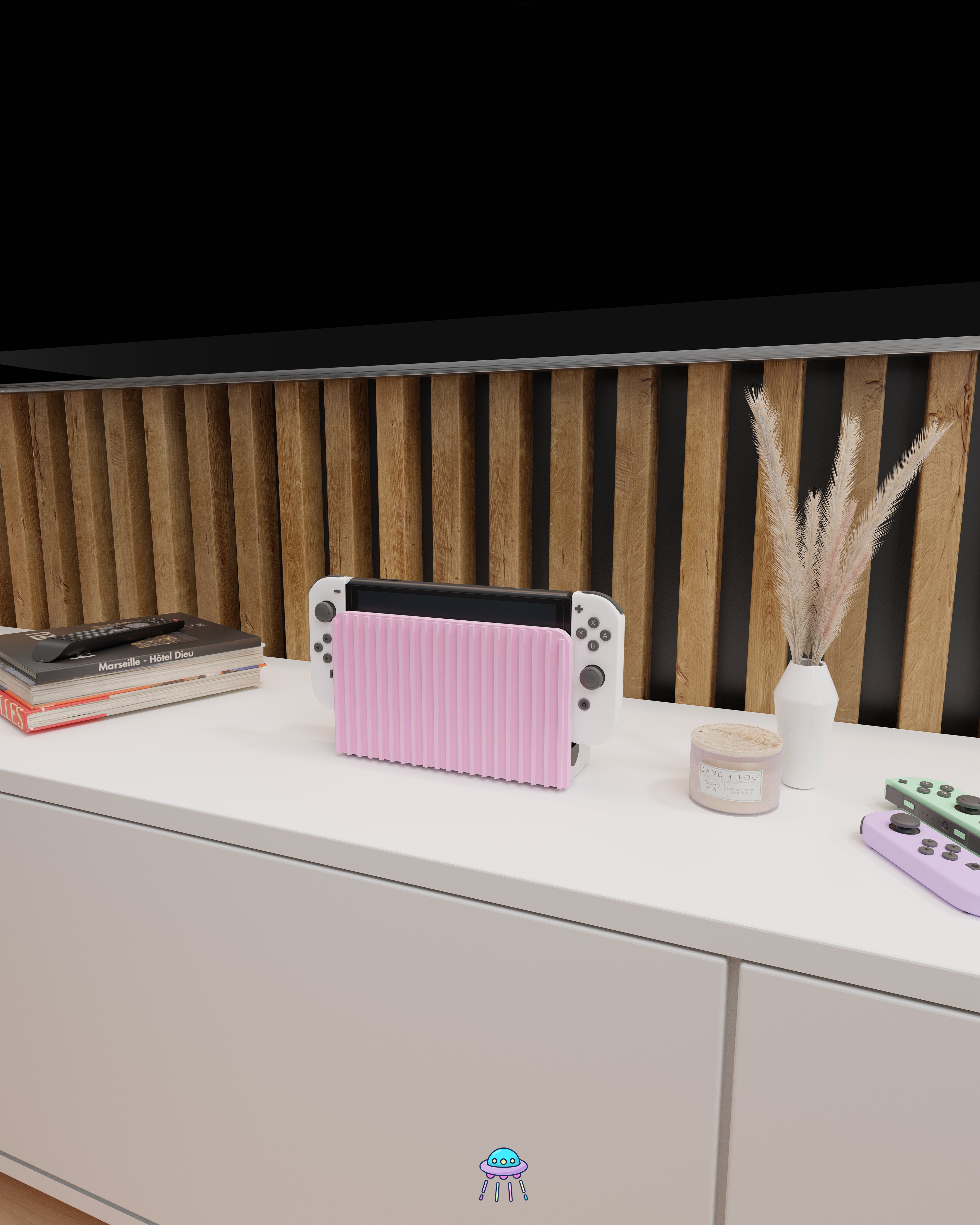 Ribbed Dock Cover for Nintendo Switch – Original Faceplate Design