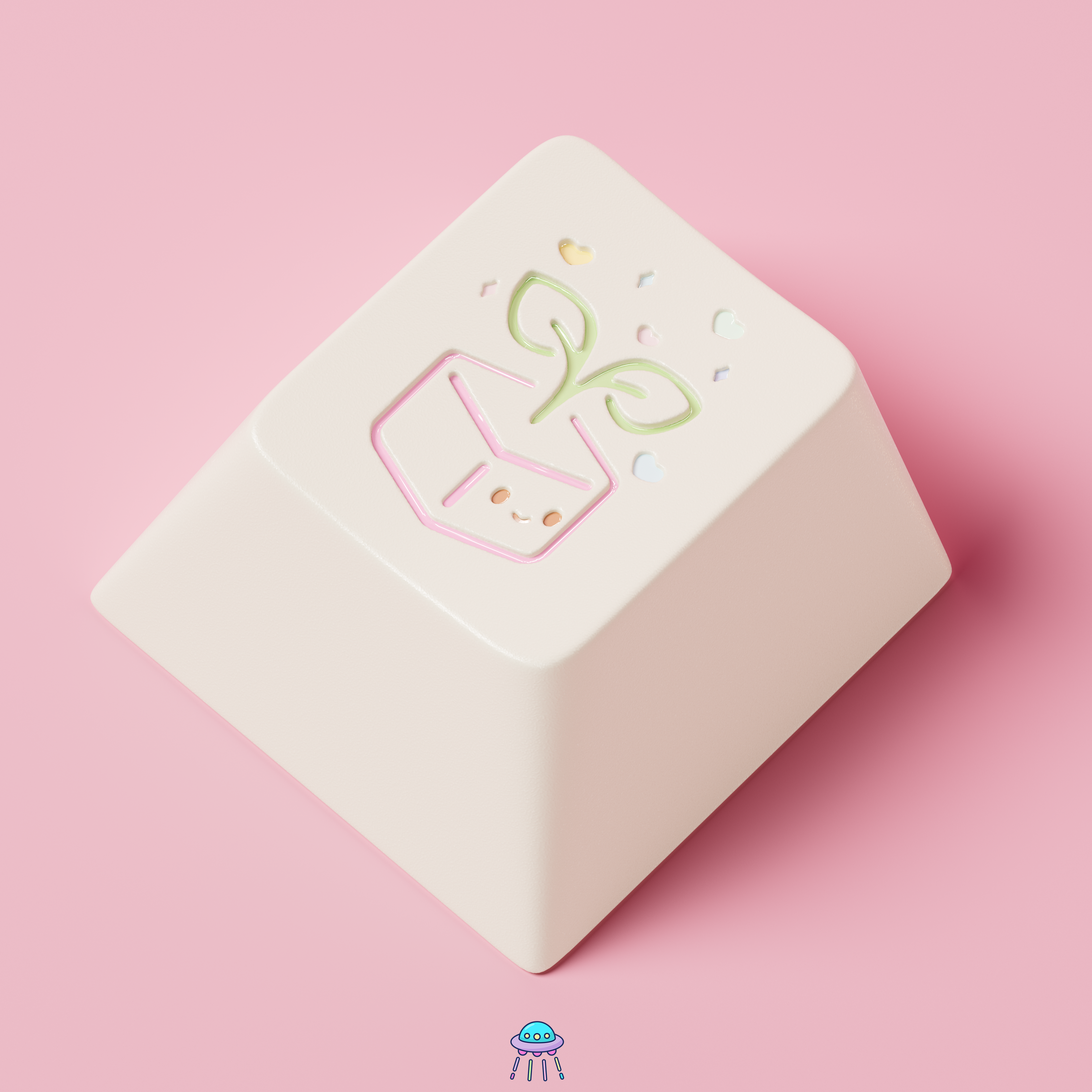 Sparkle Sprout Artisan Keycap