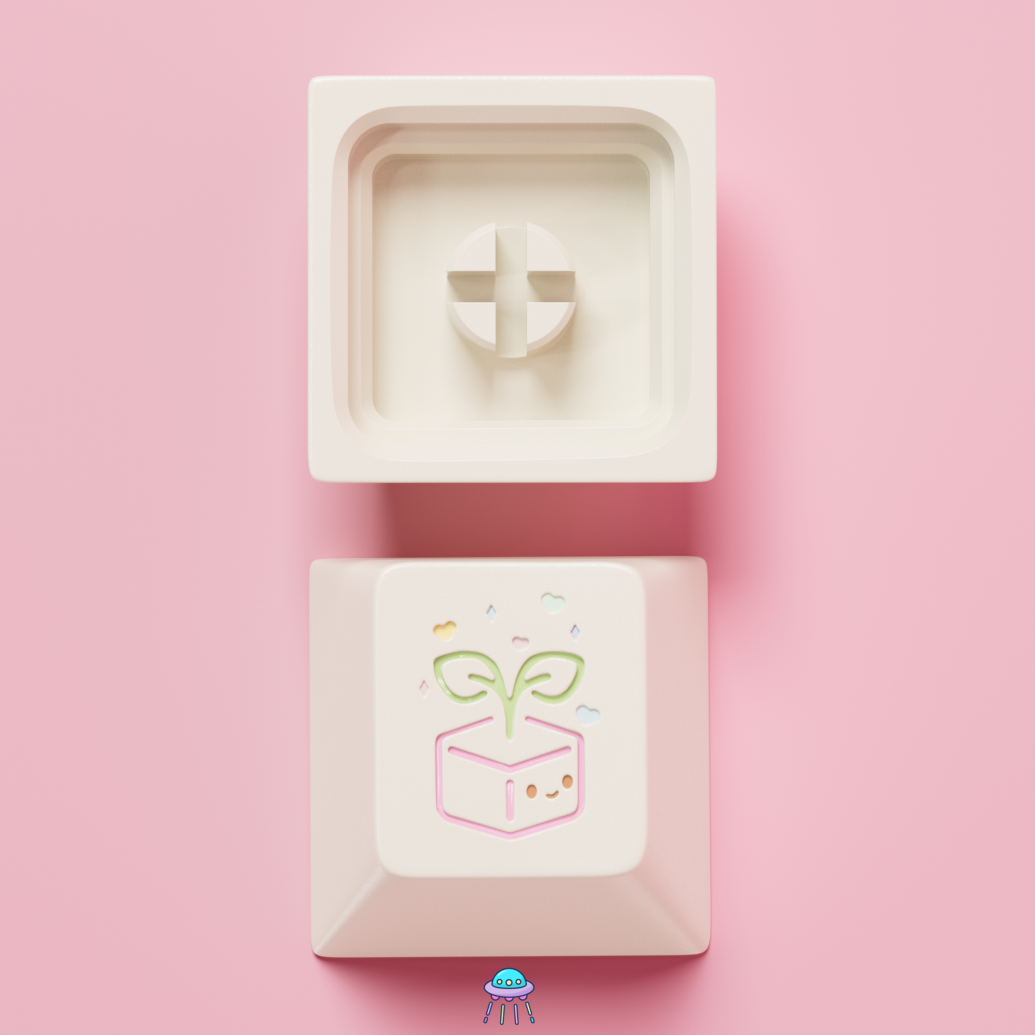 Sparkle Sprout Artisan Keycap