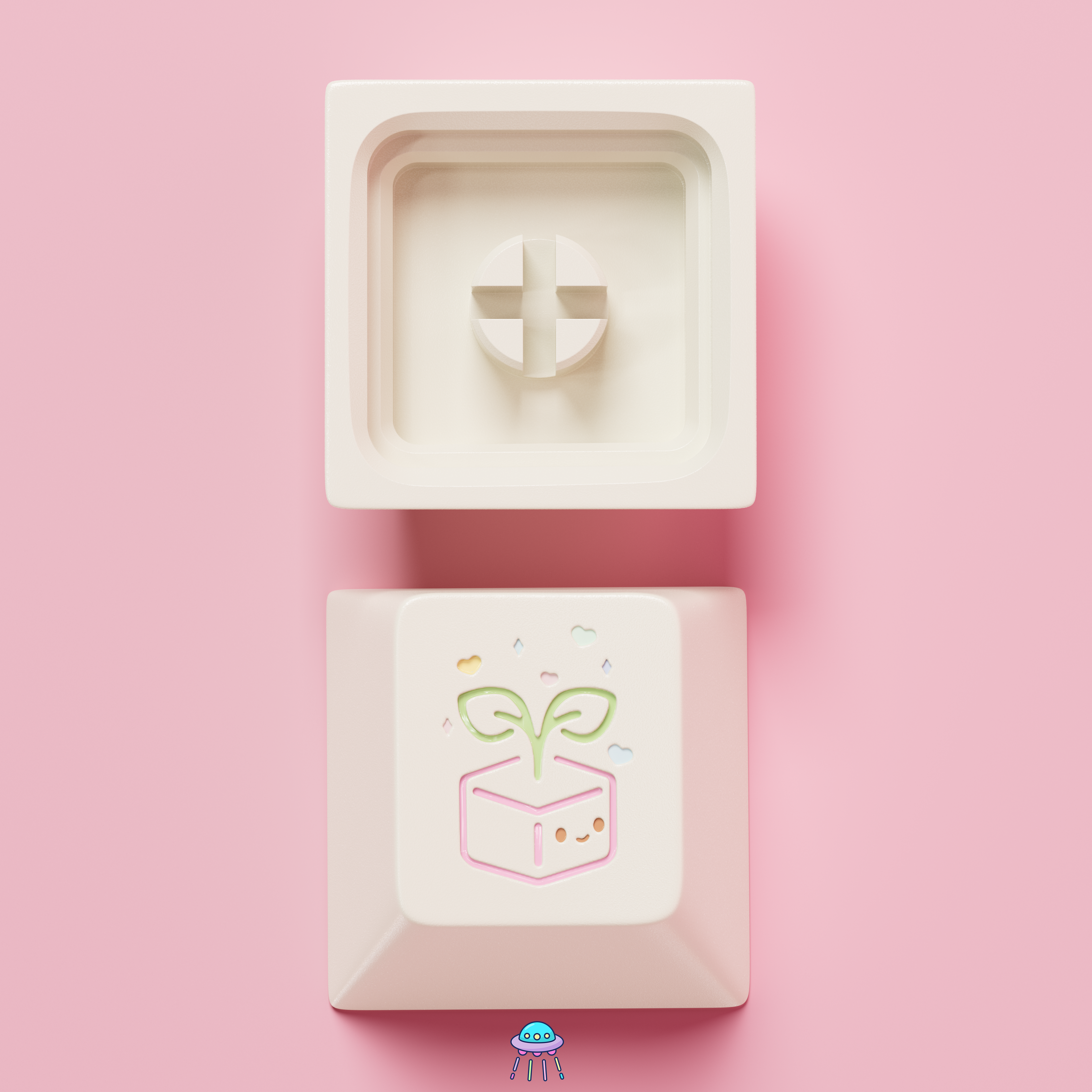 Sparkle Sprout Artisan Keycap
