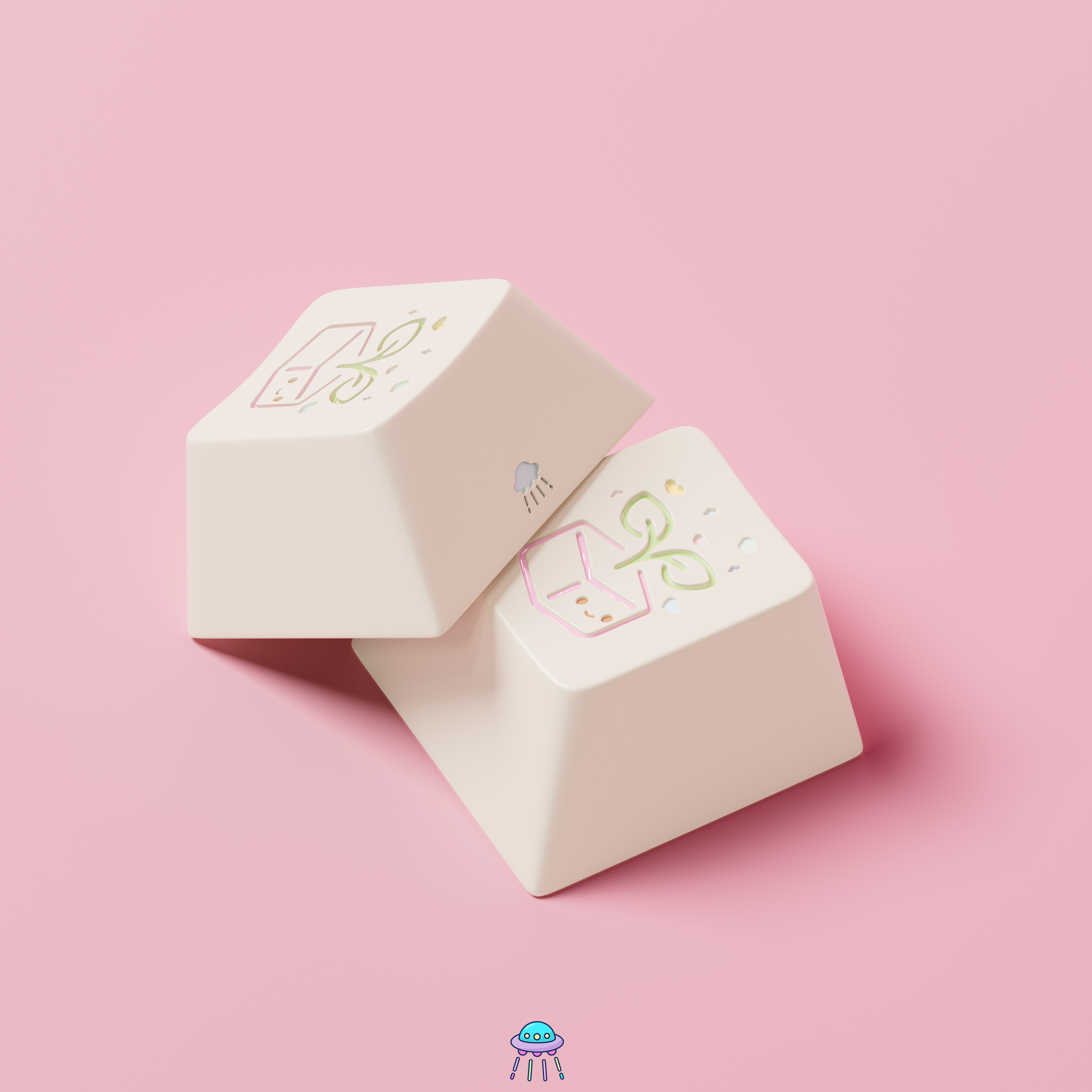 Sparkle Sprout Artisan Keycap