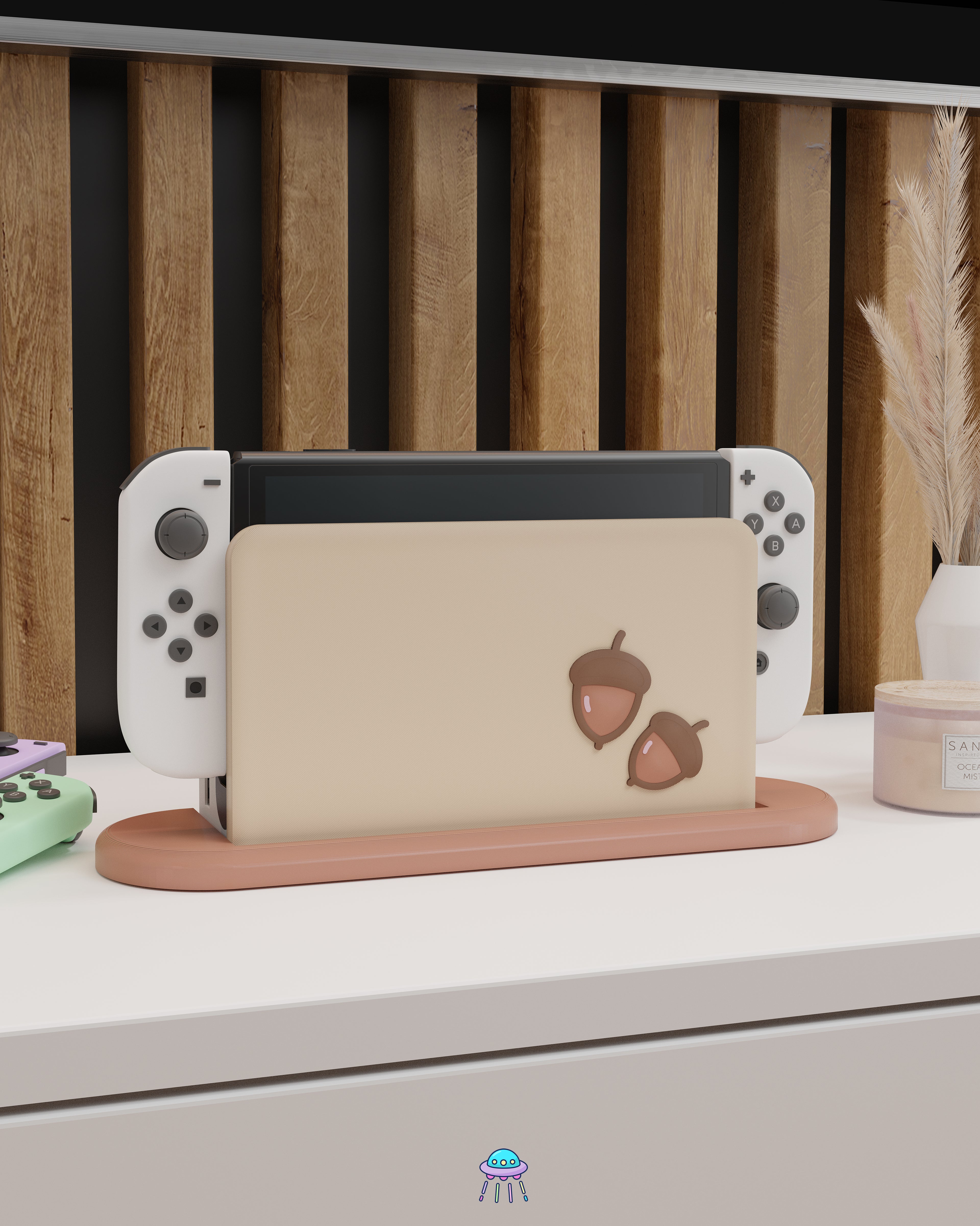 Acorn Cover for Nintendo Switch – Original Faceplate Design