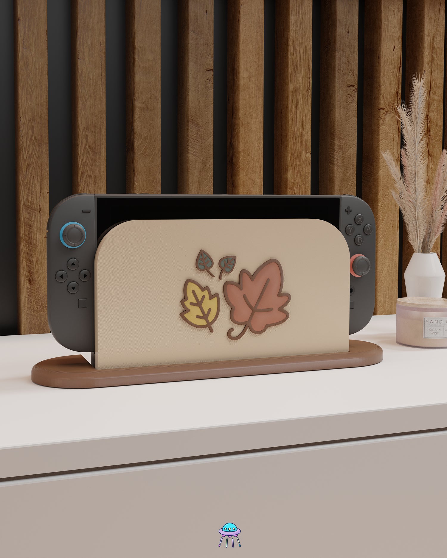 Little Leaves Dock Cover for Nintendo Switch 2 – Original Faceplate Design