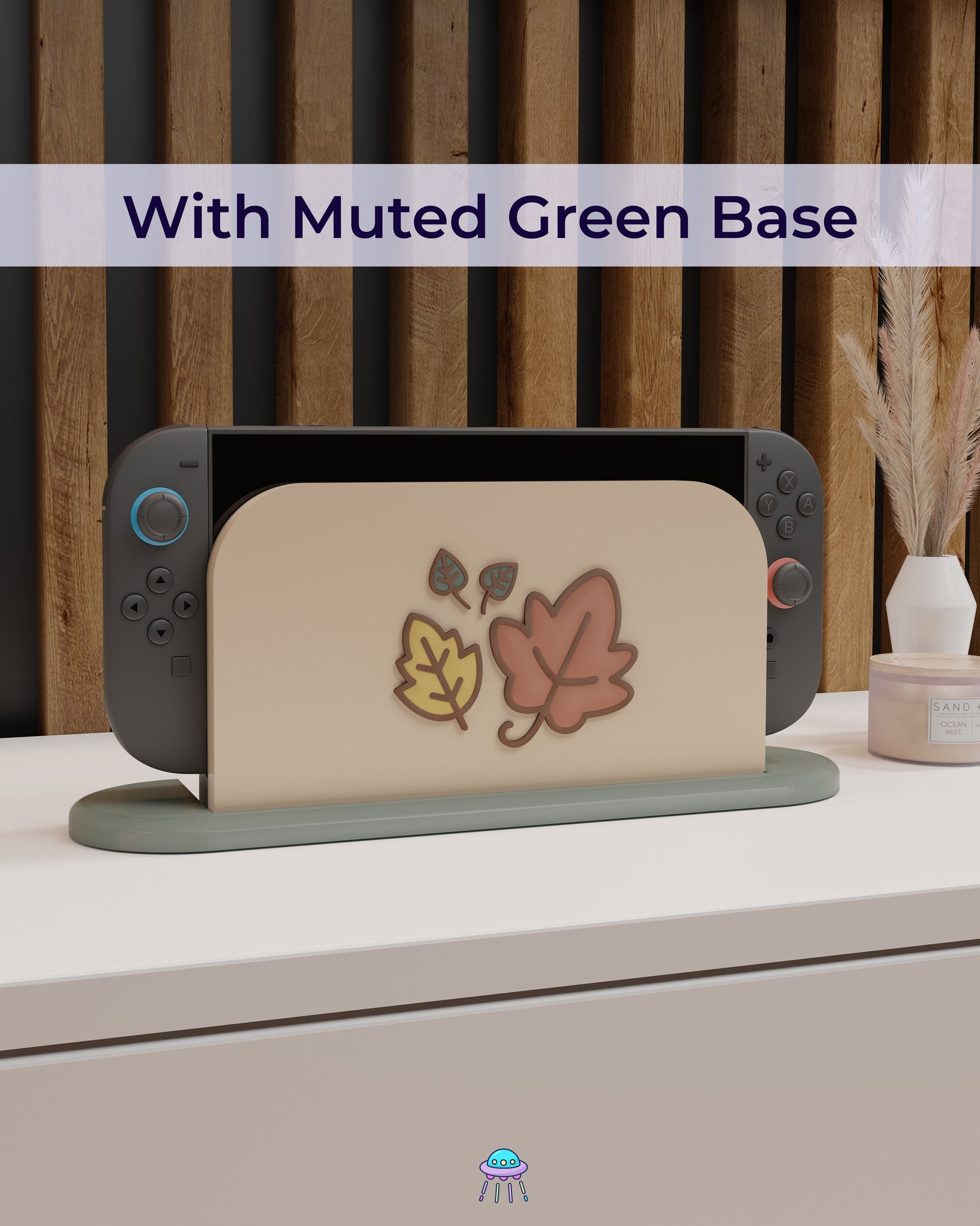 Little Leaves Dock Cover for Nintendo Switch 2 – Original Faceplate Design