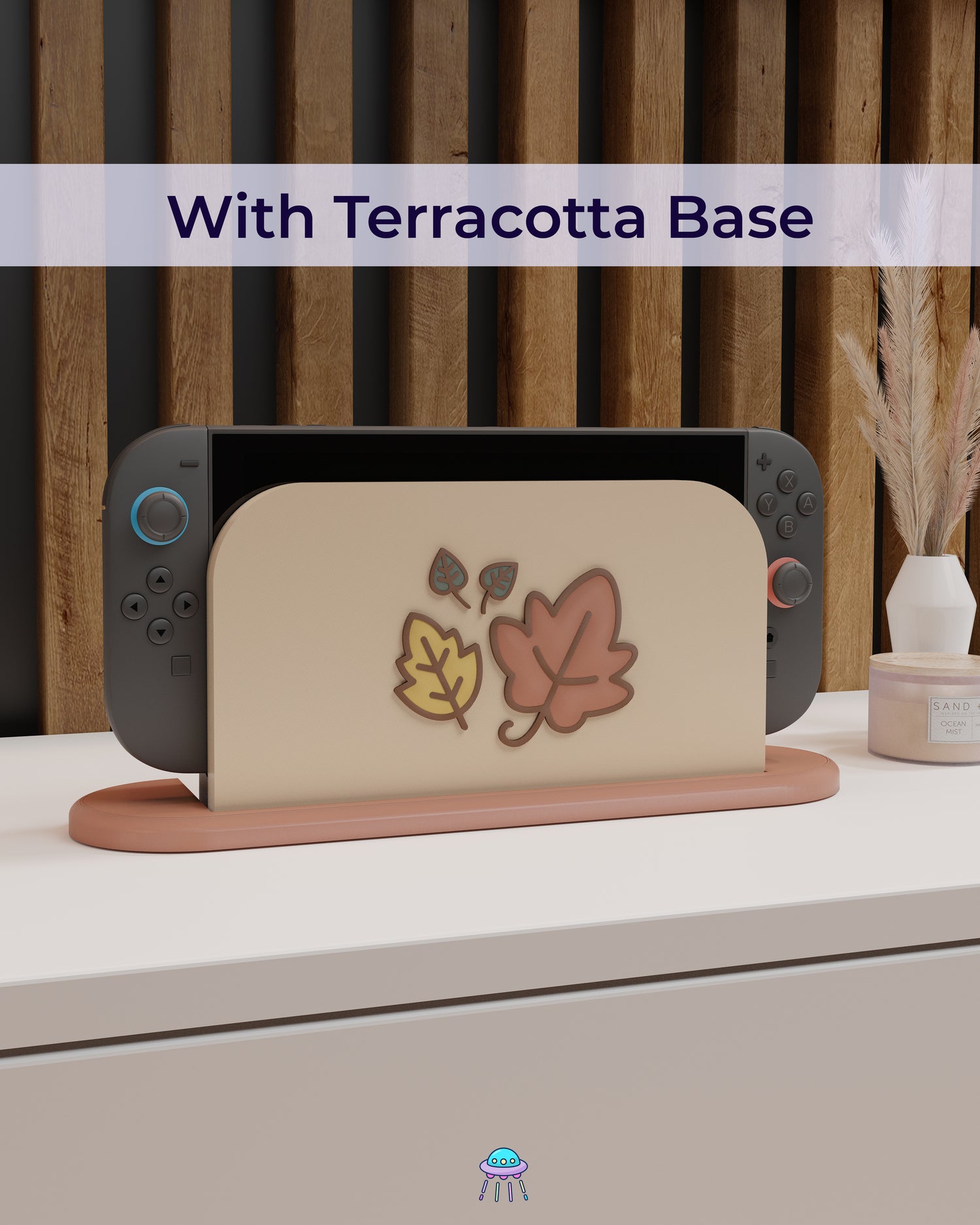 Little Leaves Dock Cover for Nintendo Switch 2 – Original Faceplate Design