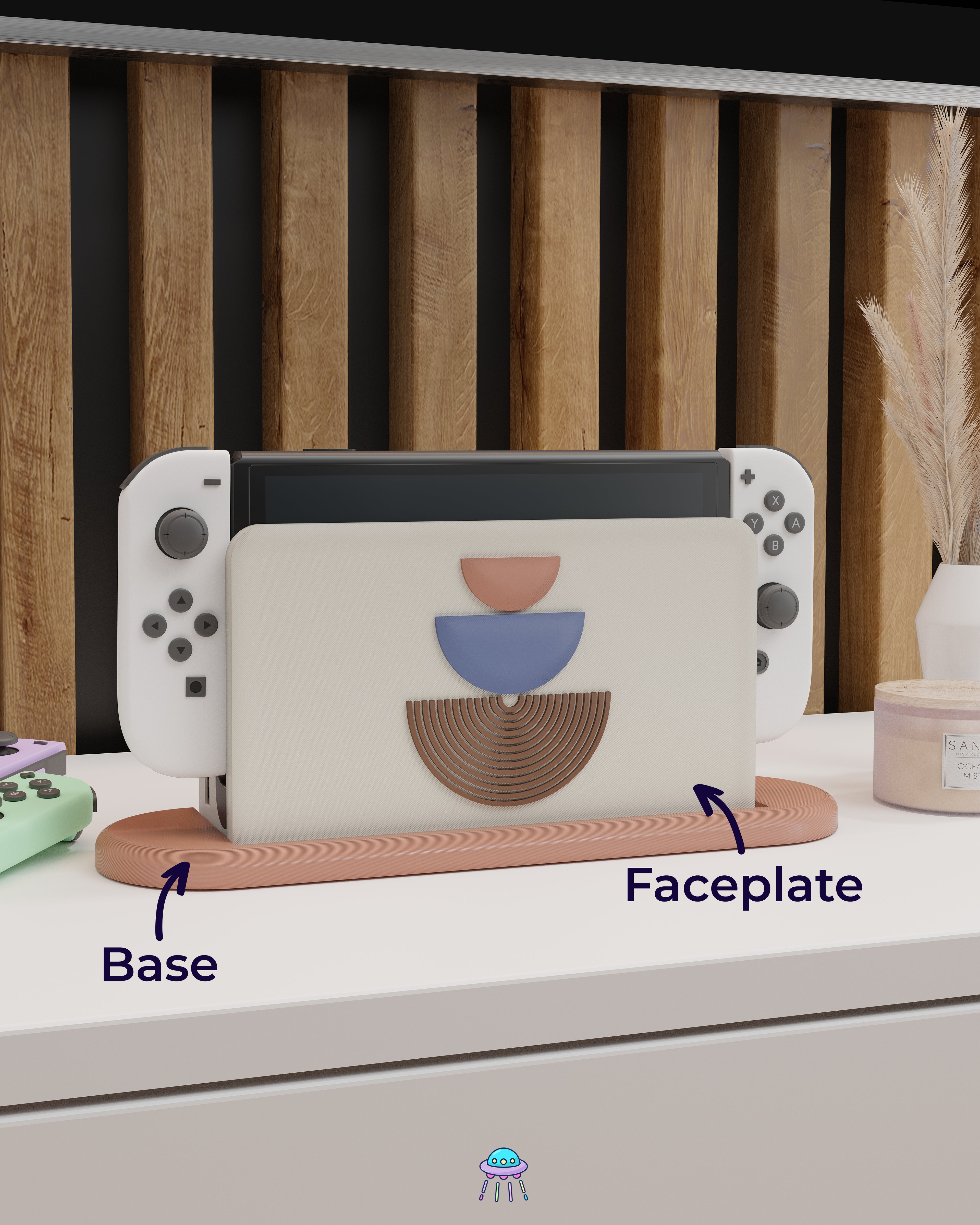 Balance Cover for Nintendo Switch – Original Faceplate Design