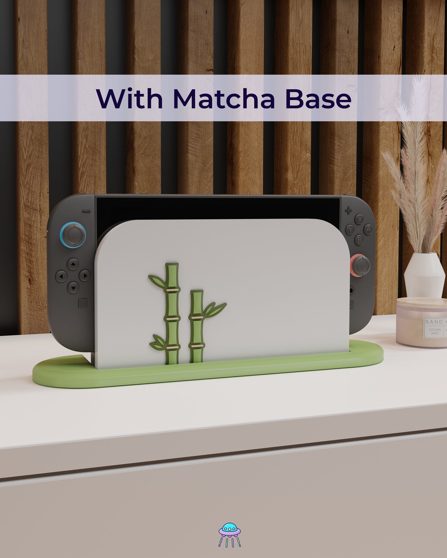 Bamboo Dock Cover for Nintendo Switch 2 – Original Faceplate Design