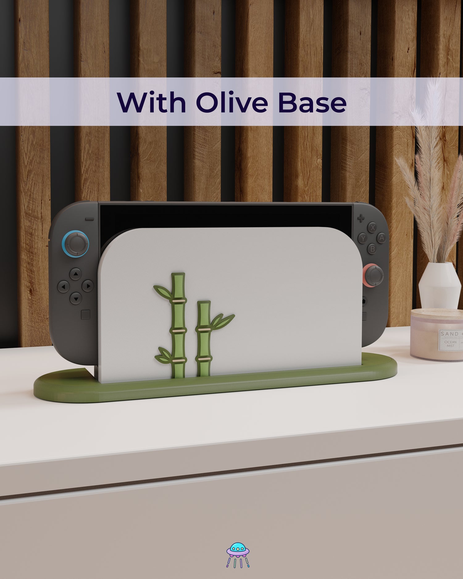 Bamboo Dock Cover for Nintendo Switch 2 – Original Faceplate Design