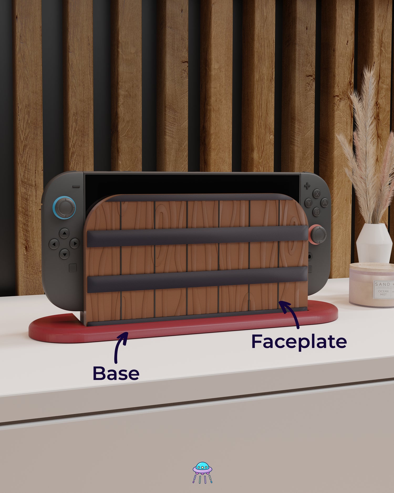 Barrel Dock Cover for Nintendo Switch 2 – Original Faceplate Design