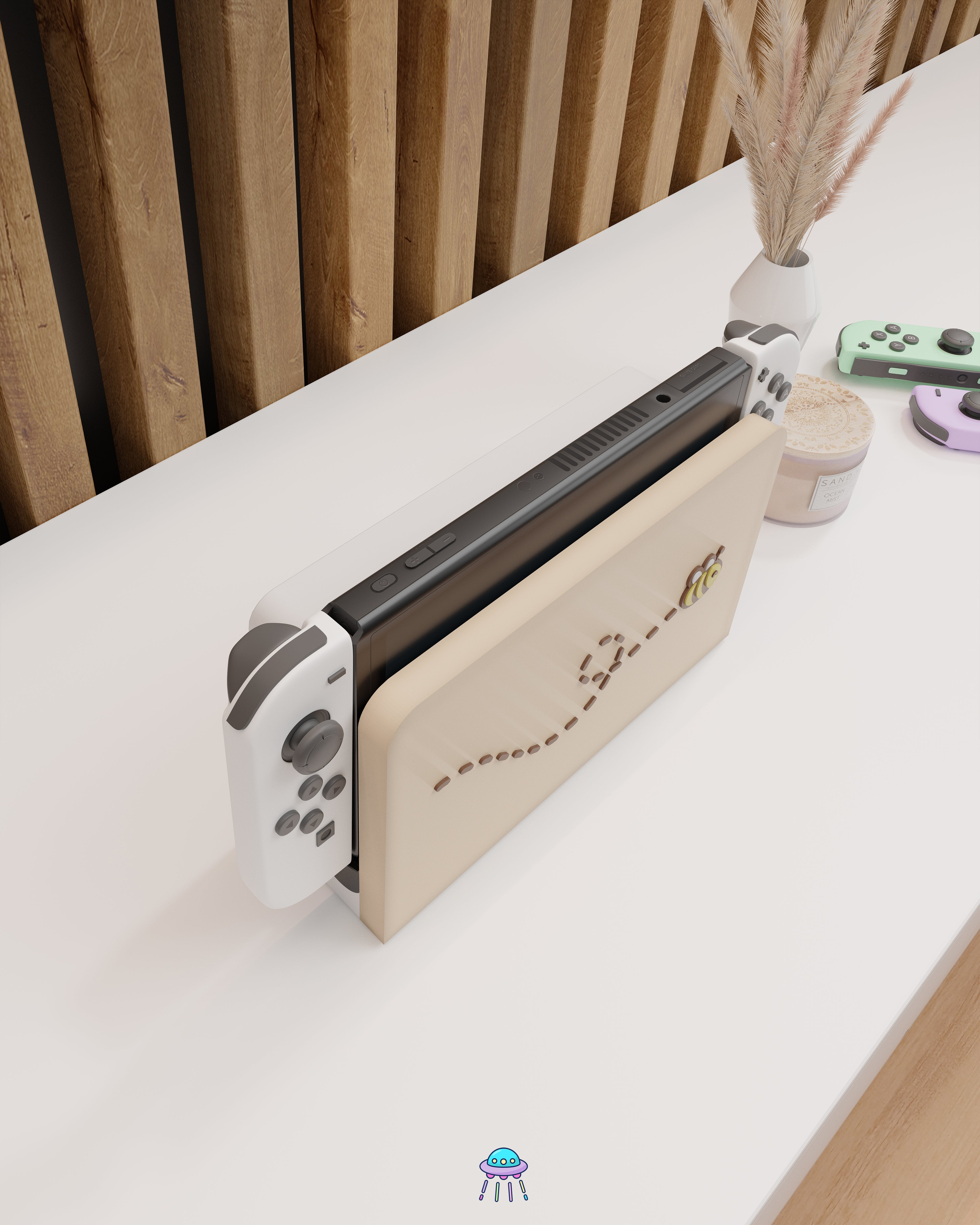 Bee Dock Cover for Nintendo Switch – Original Faceplate Design