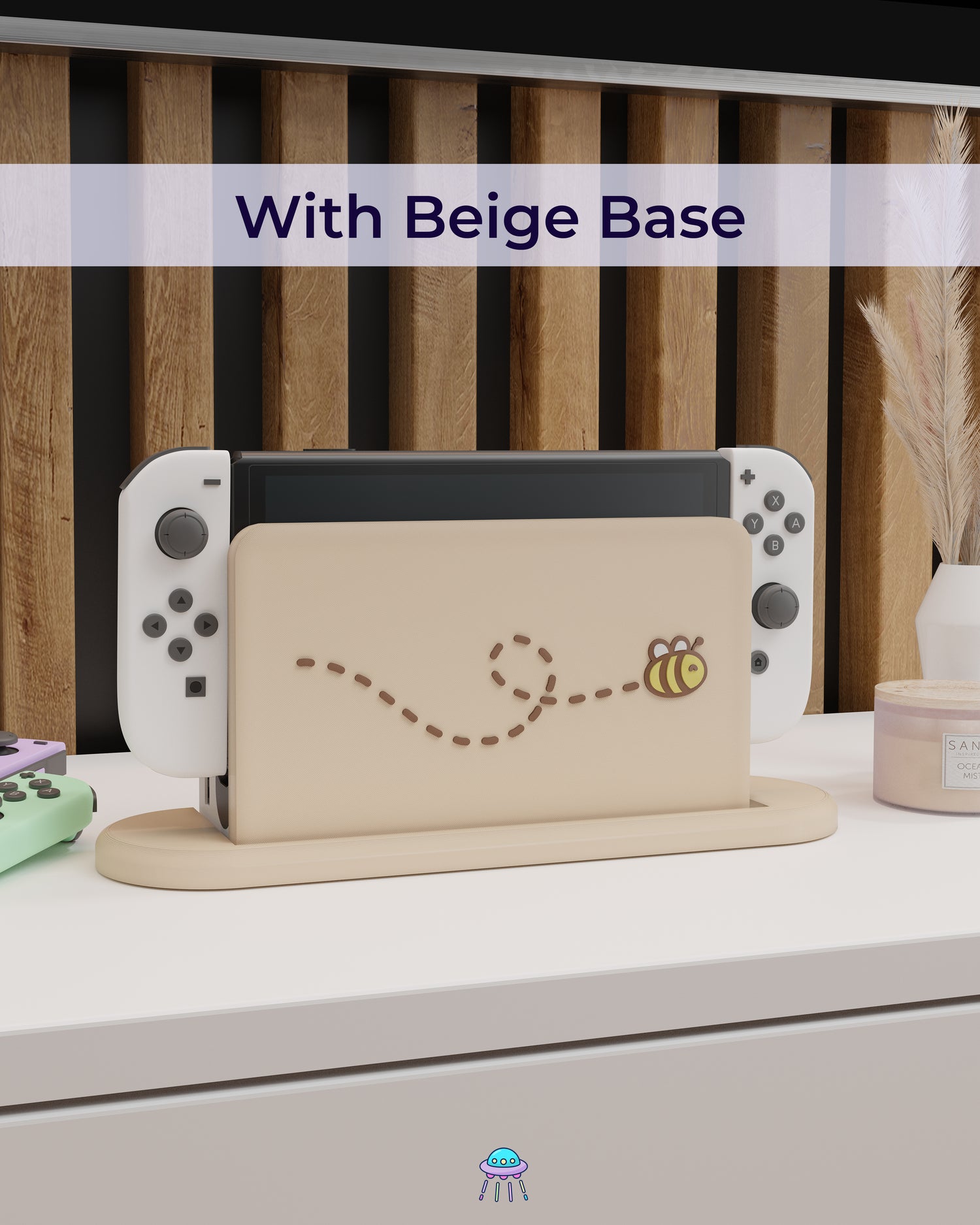 Bee Dock Cover for Nintendo Switch – Original Faceplate Design