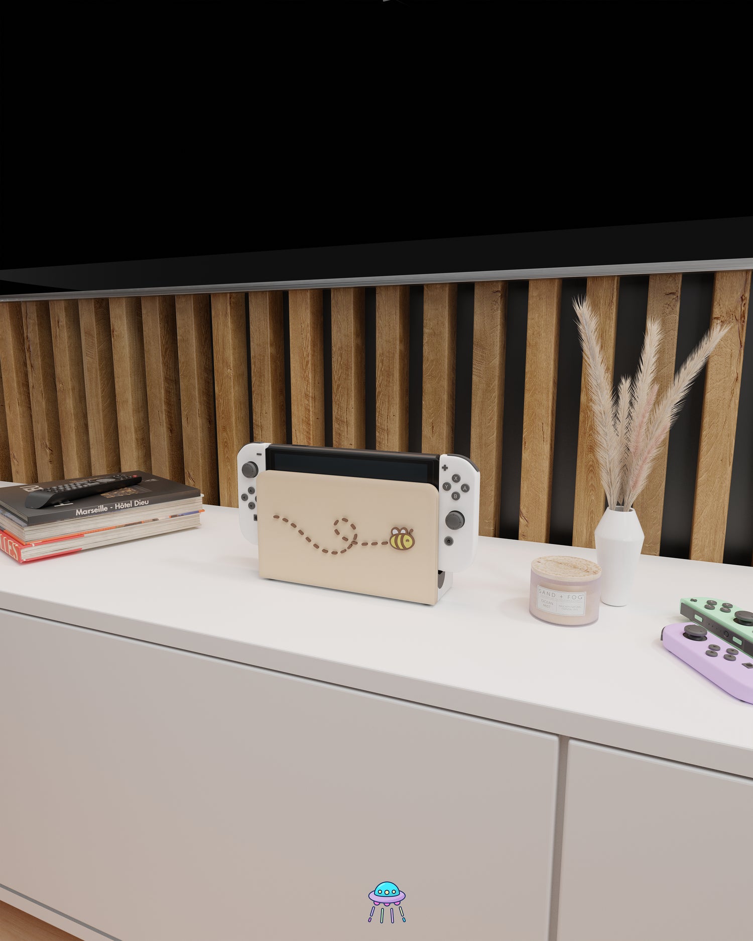 Bee Dock Cover for Nintendo Switch – Original Faceplate Design