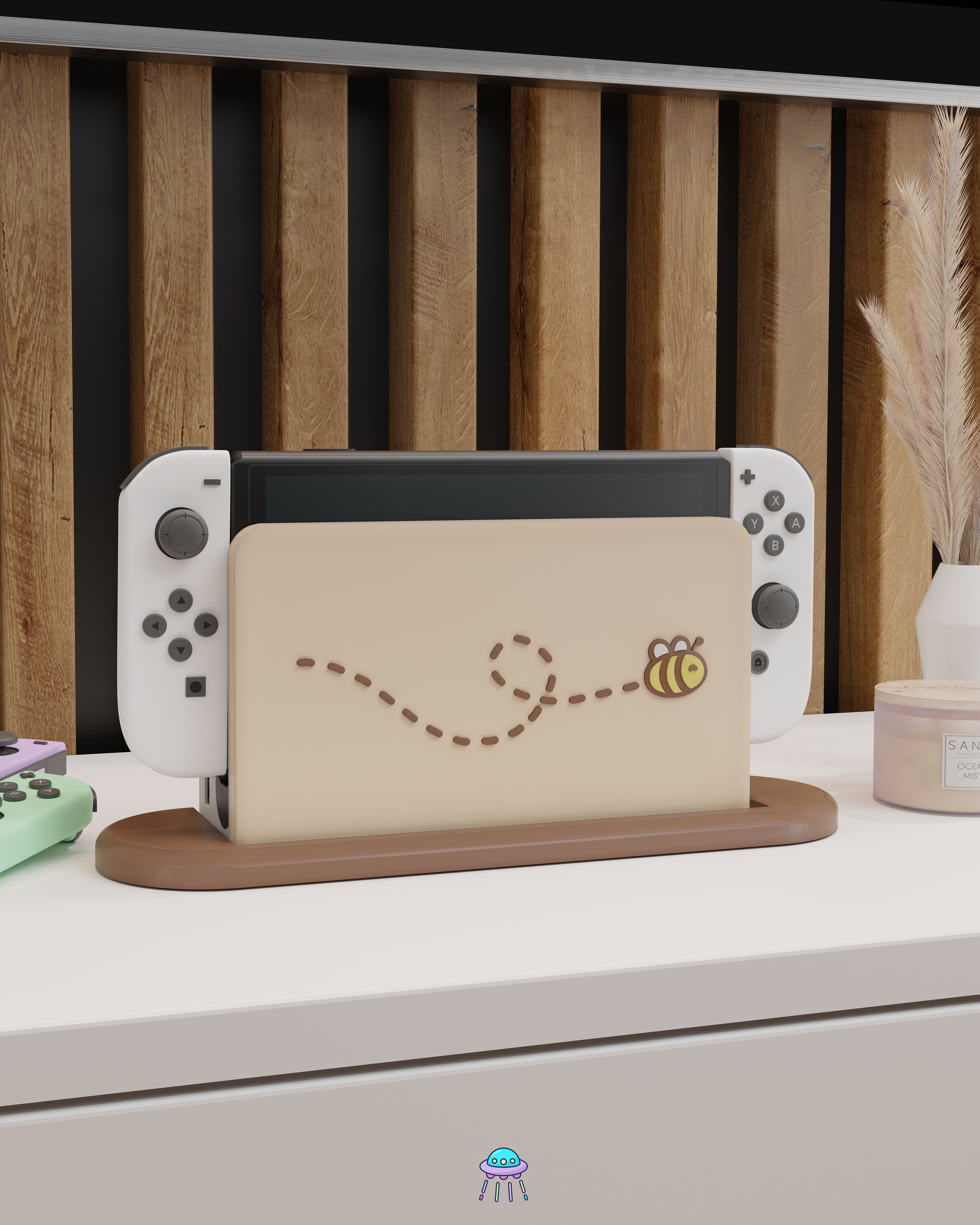 Bee Dock Cover for Nintendo Switch – Original Faceplate Design