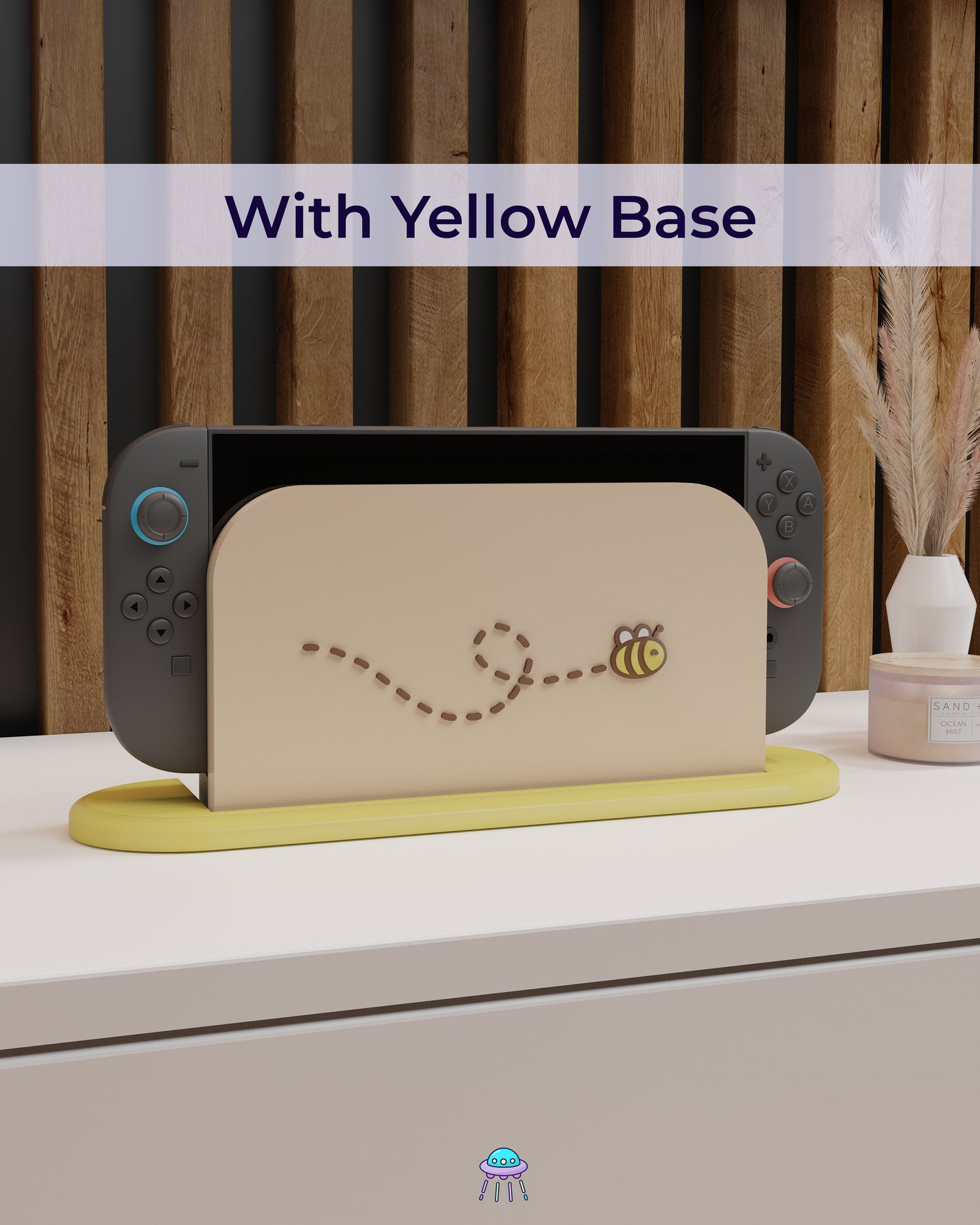 Bee Dock Cover for Nintendo Switch 2 – Original Faceplate Design