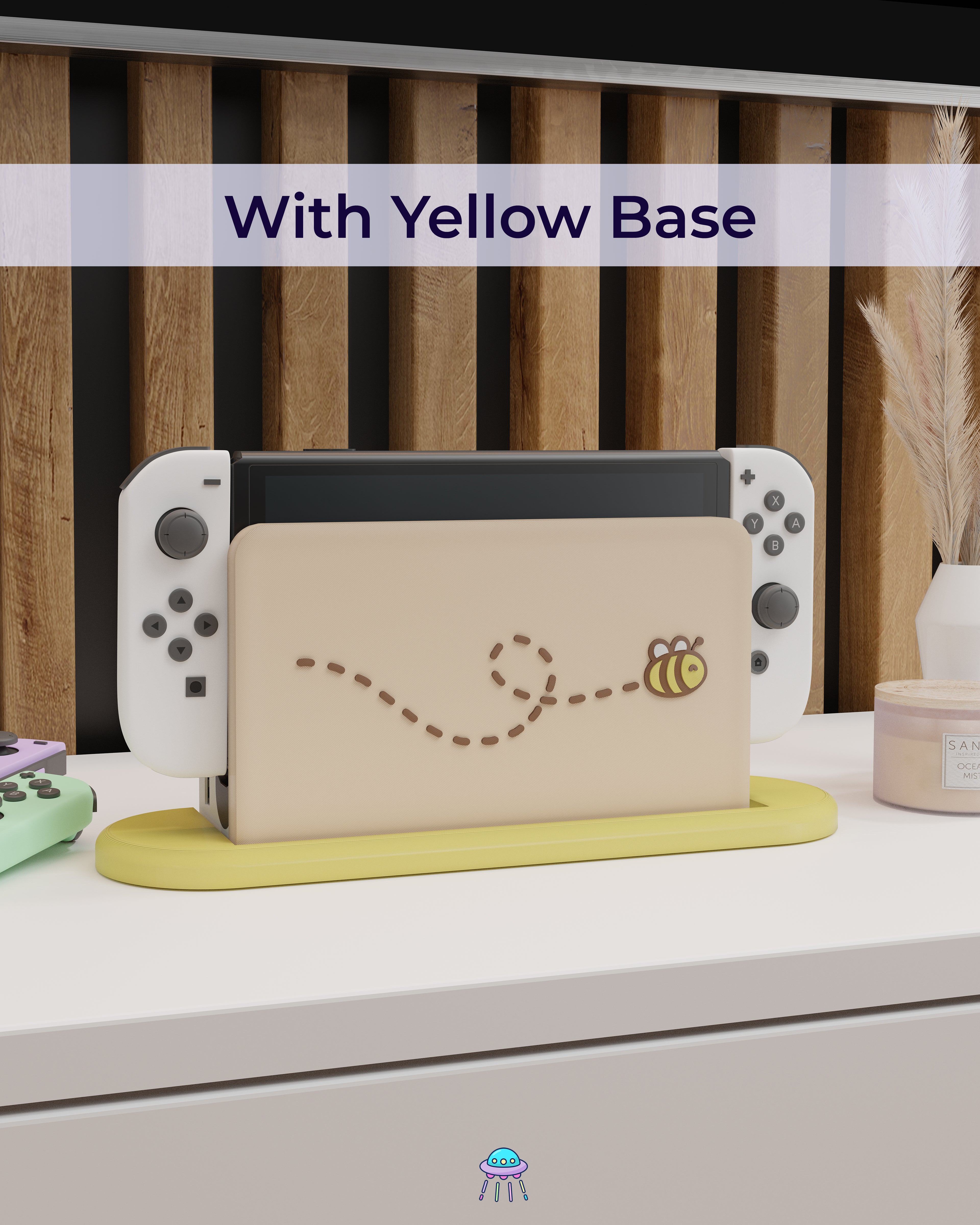 Bee Dock Cover for Nintendo Switch – Original Faceplate Design