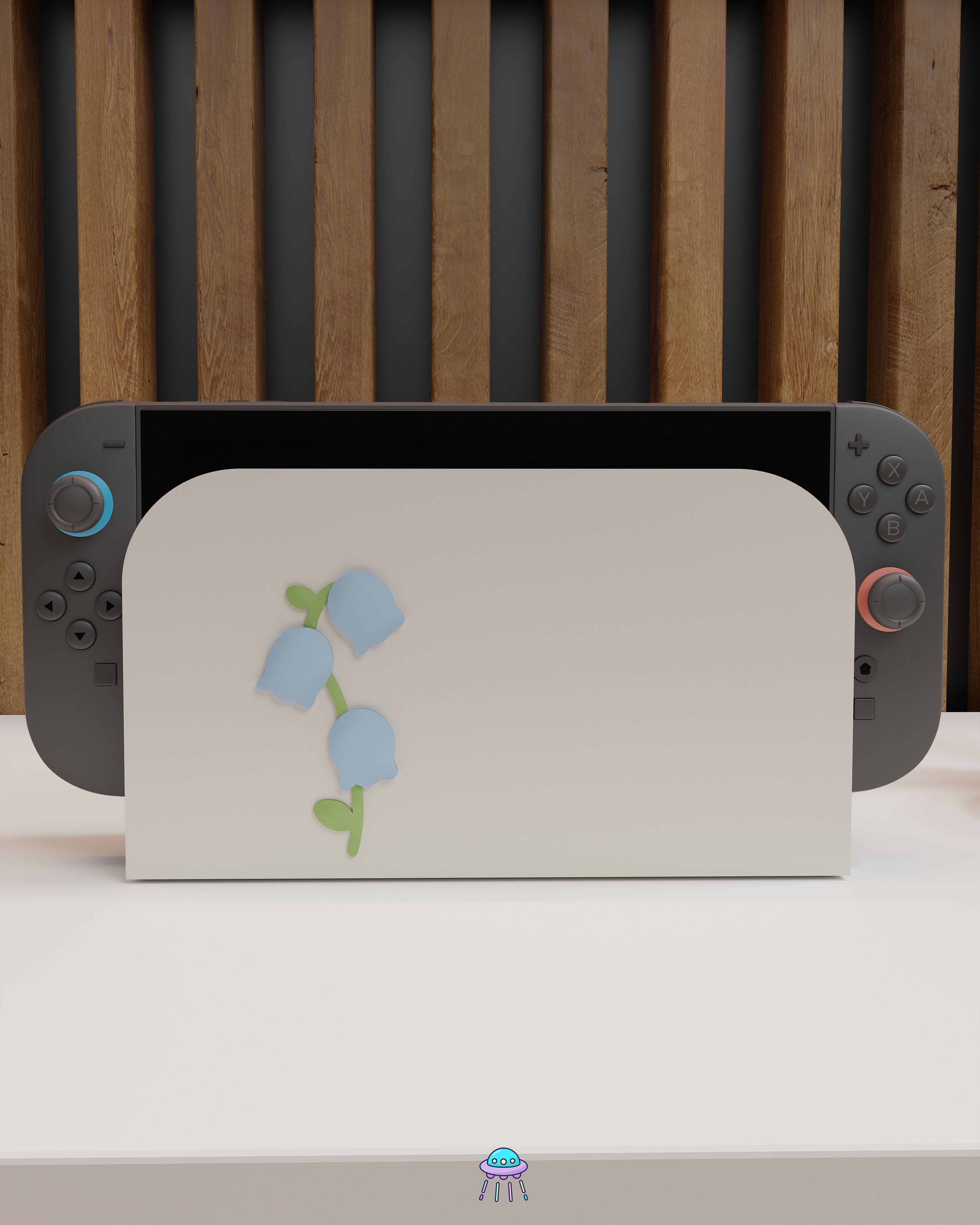 Bluebell Dock Cover for Nintendo Switch 2 – Original Faceplate Design
