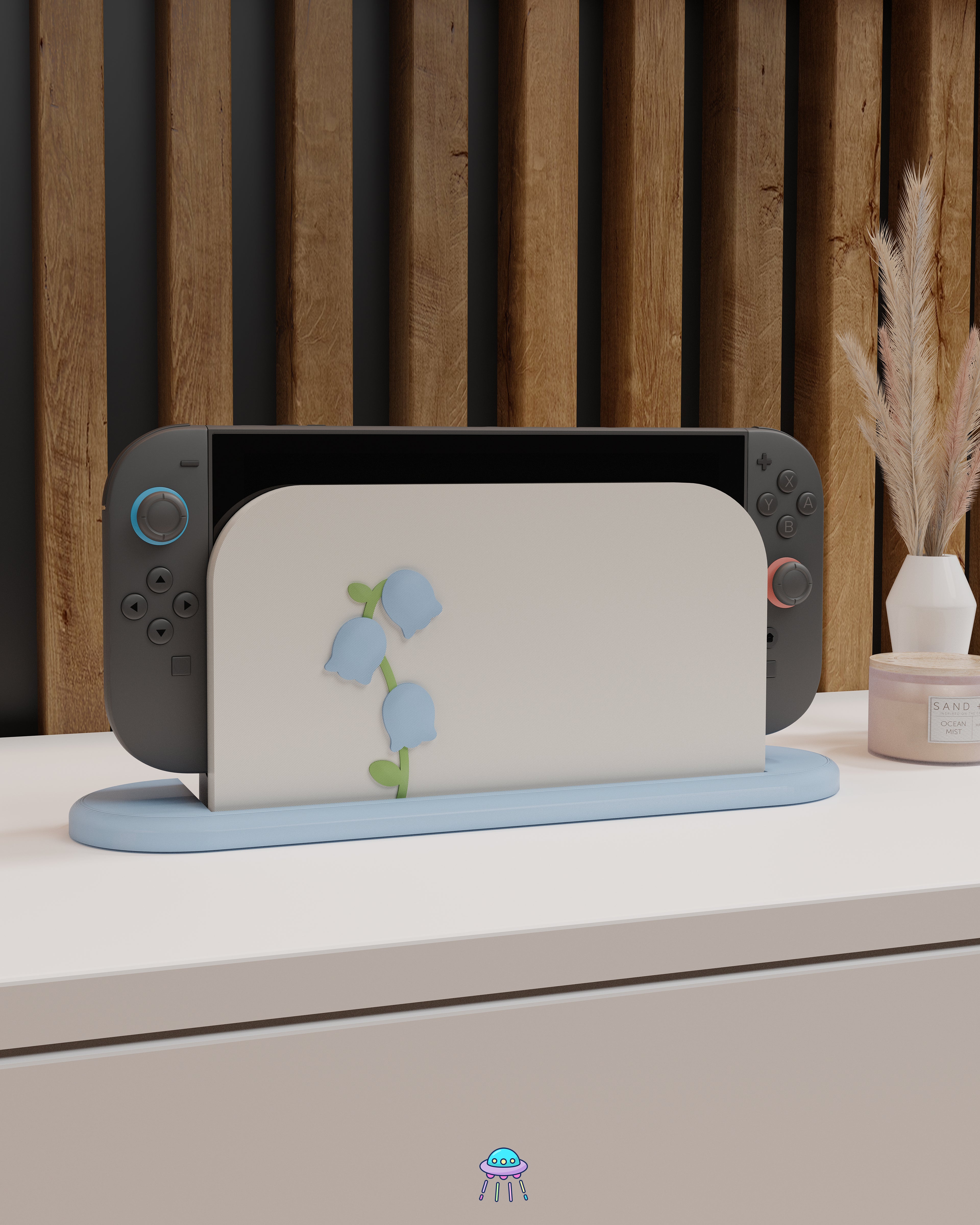 Bluebell Dock Cover for Nintendo Switch 2 – Original Faceplate Design