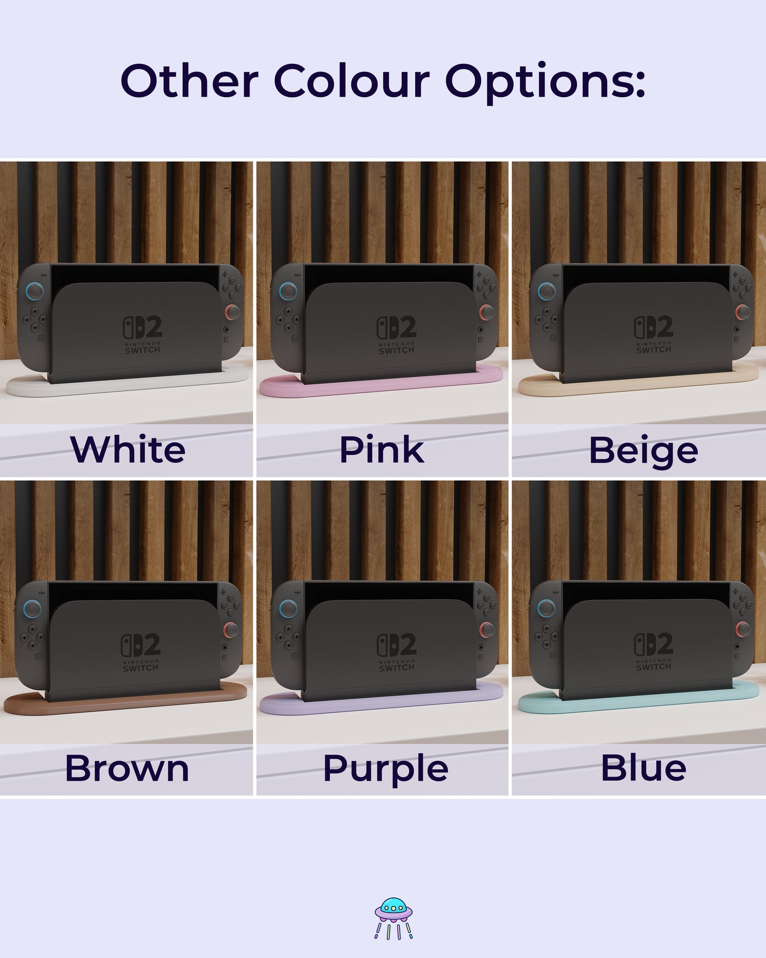 Botanical Dock Cover for Nintendo Switch 2 – Original Faceplate Design