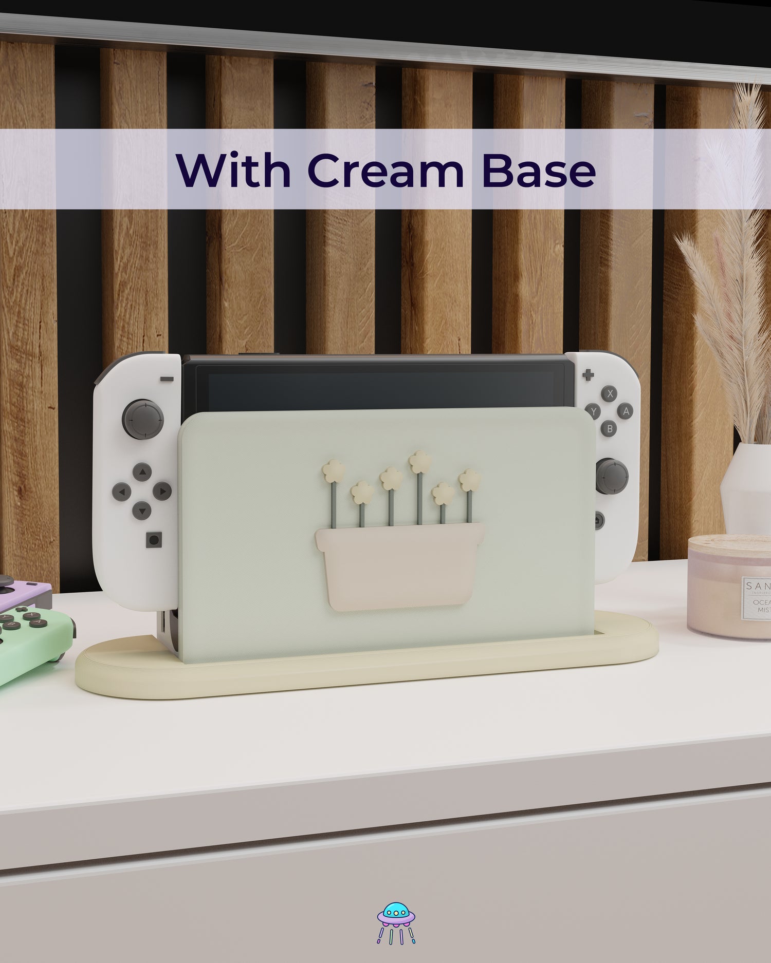 Botanical Basket Dock Cover for Nintendo Switch – Original Faceplate Design