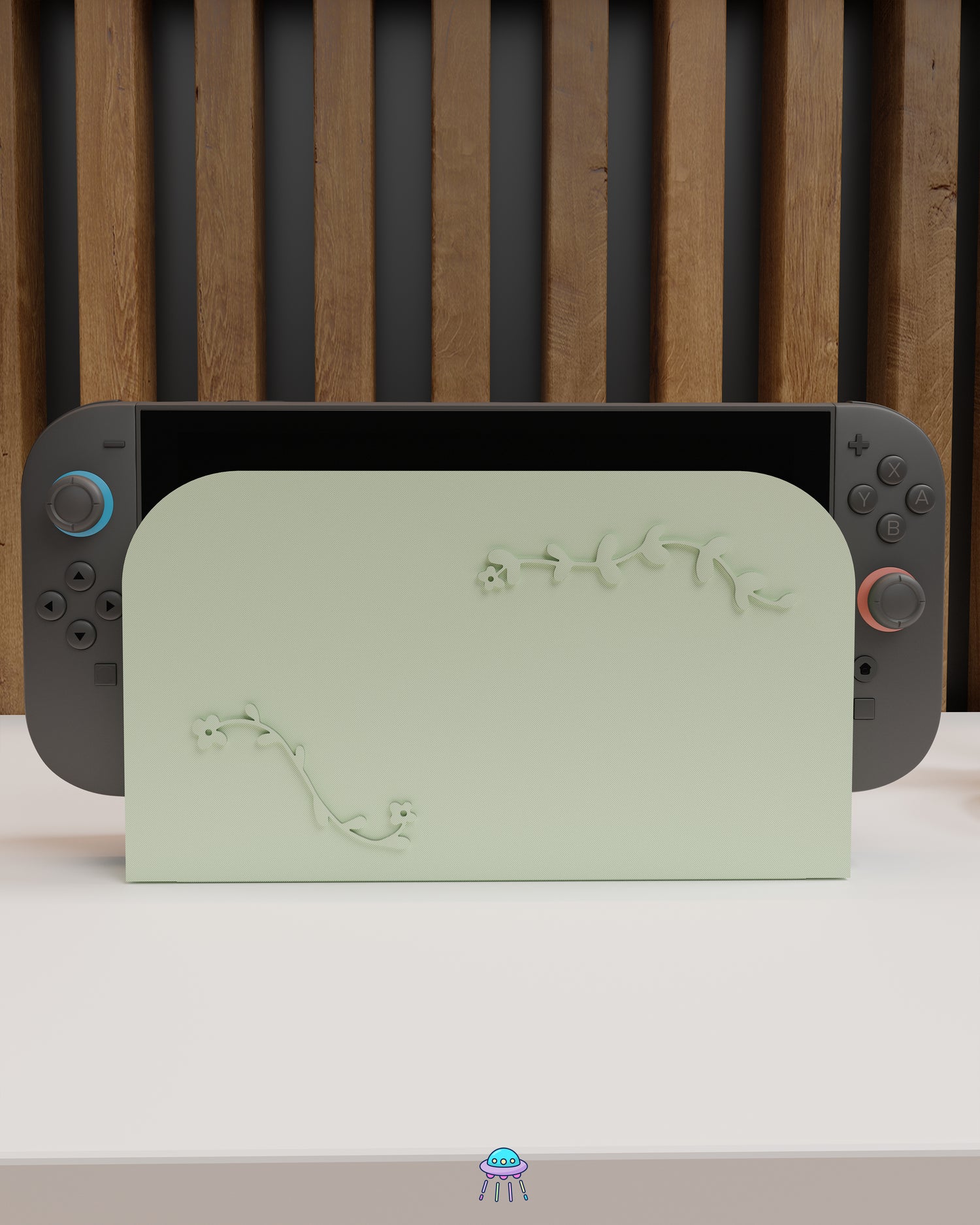 Botanical Dock Cover for Nintendo Switch 2 – Original Faceplate Design