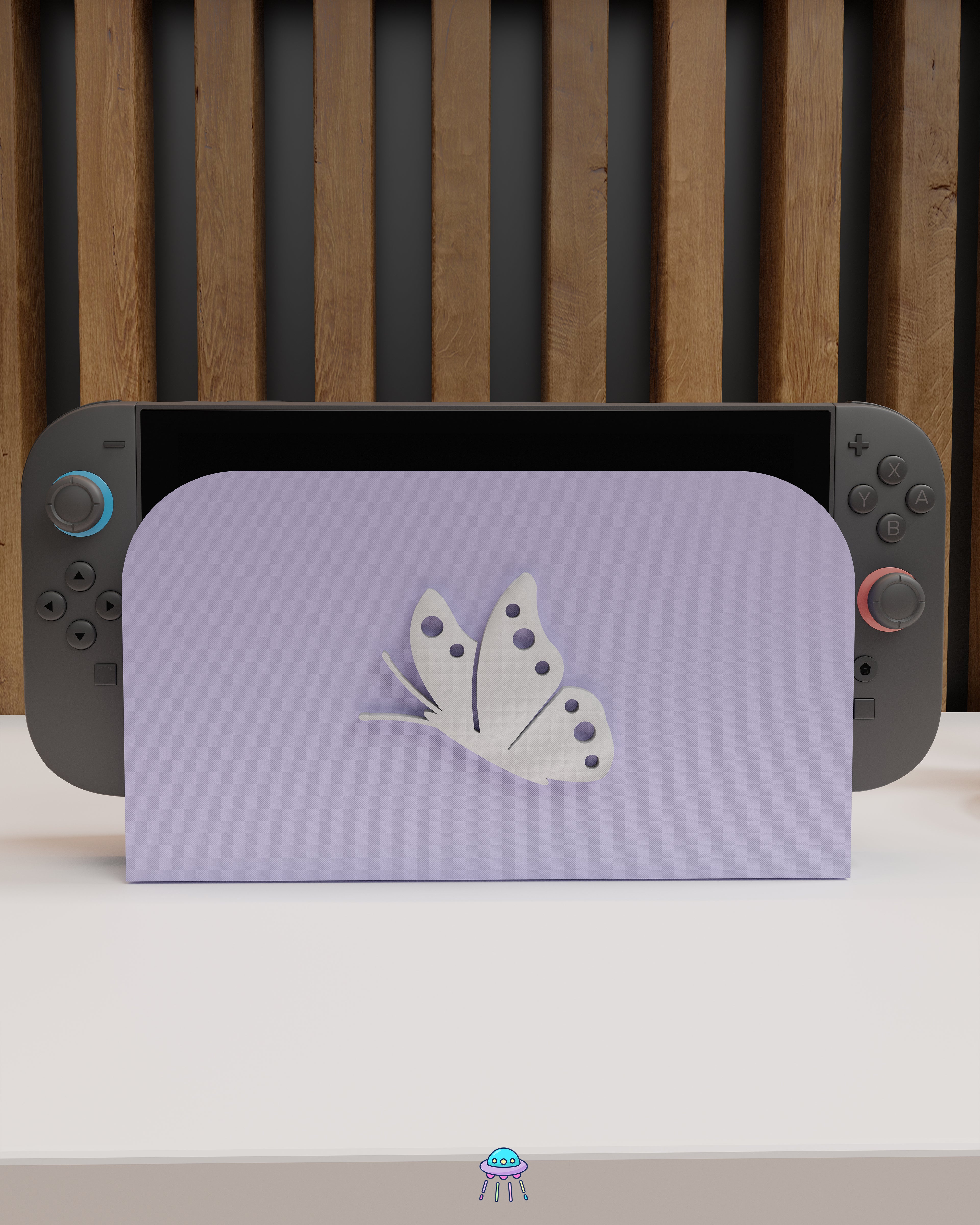 Butterfly Dock Cover for Nintendo Switch 2 – Original Faceplate Design