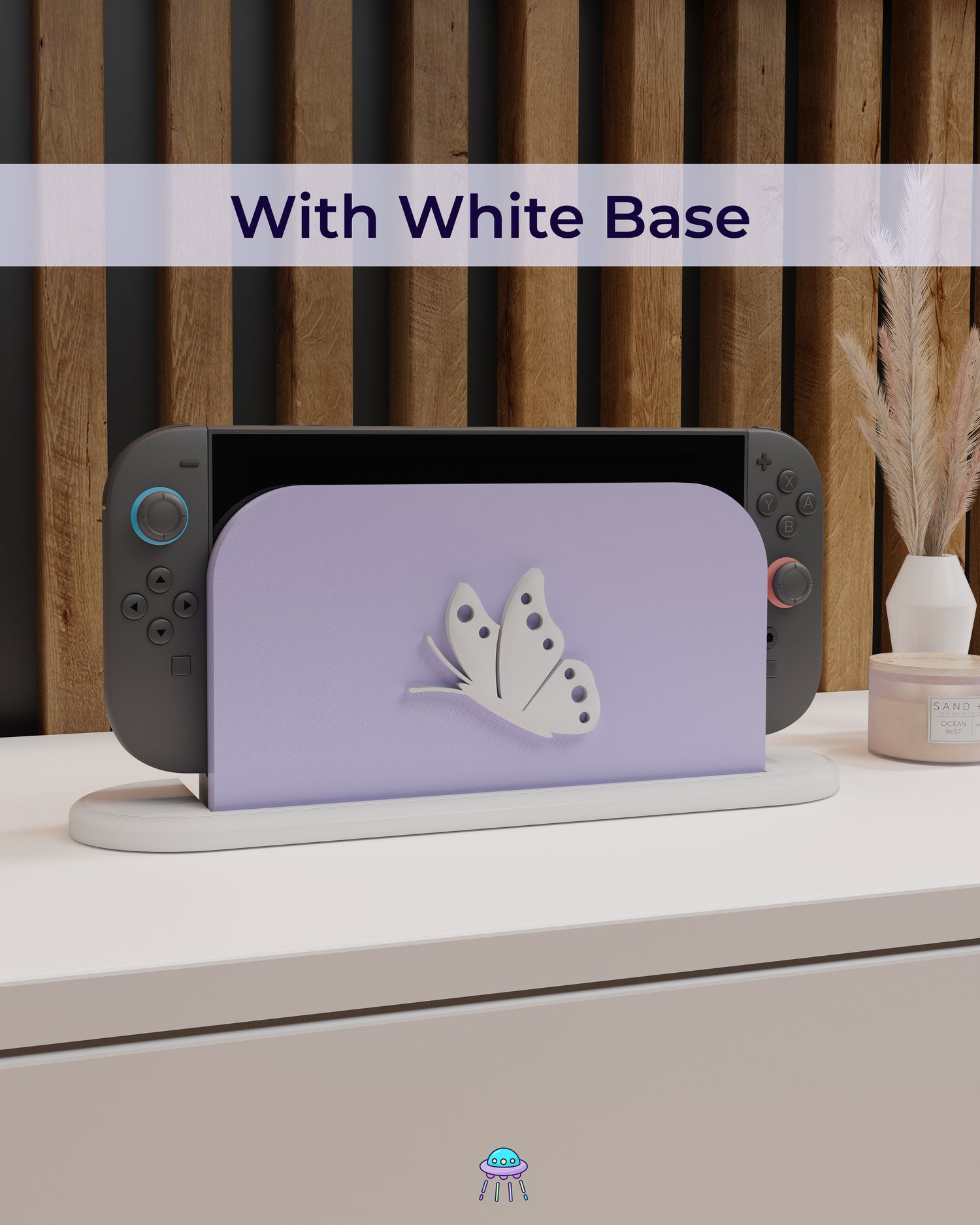 Butterfly Dock Cover for Nintendo Switch 2 – Original Faceplate Design