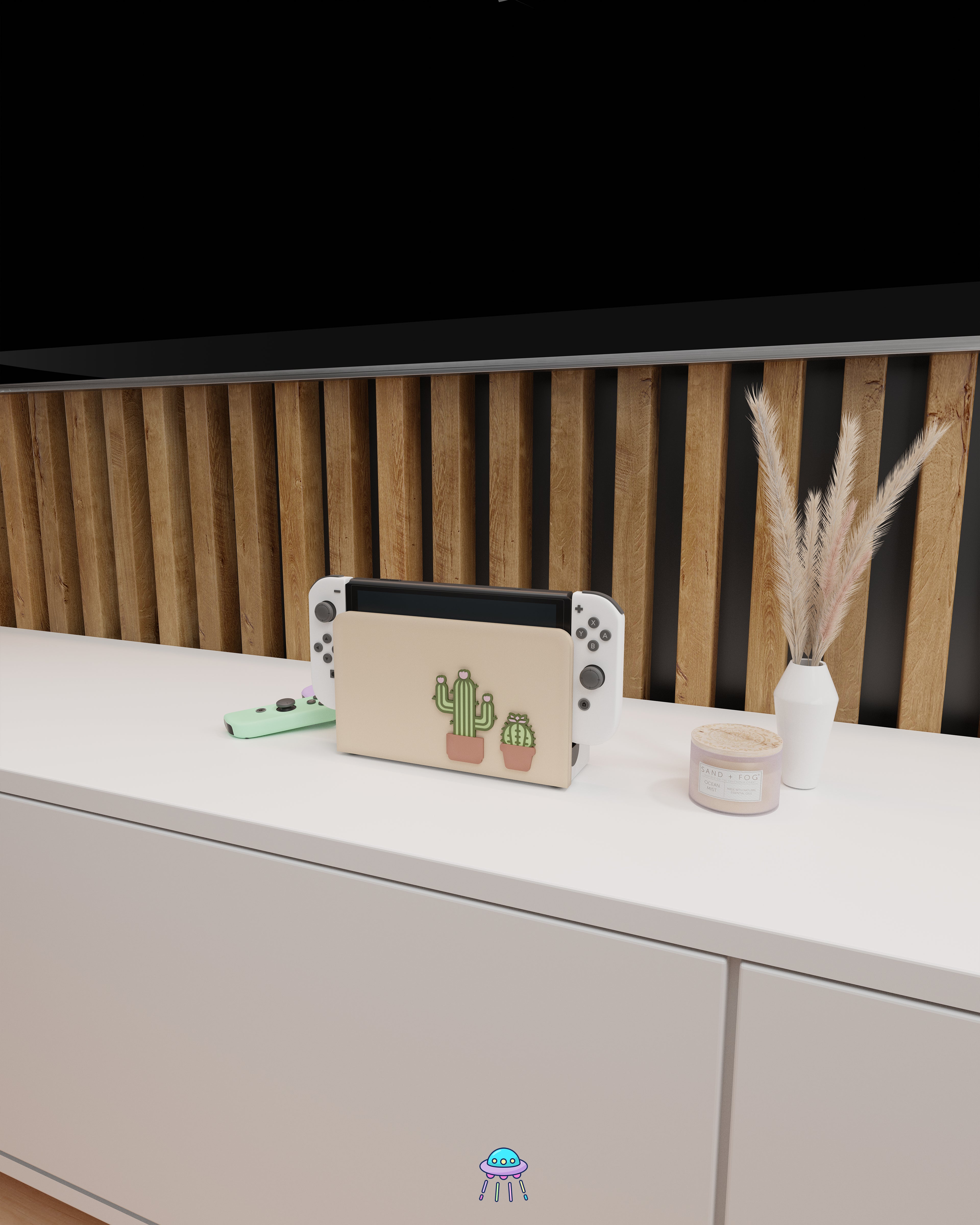 Cactus Dock Cover for Nintendo Switch – Original Faceplate Design